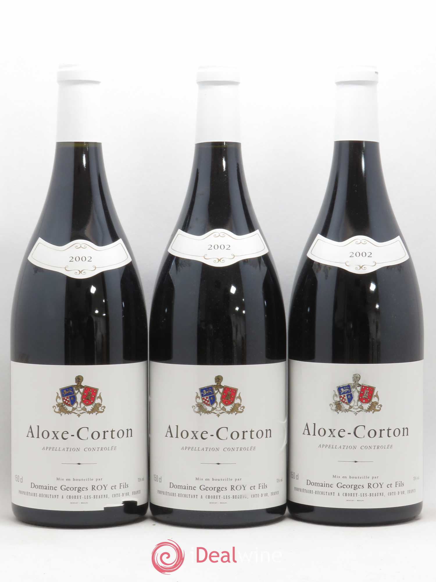 Aloxe-Corton Georges Roy 2002 - Posten von 3 Magnum - 0