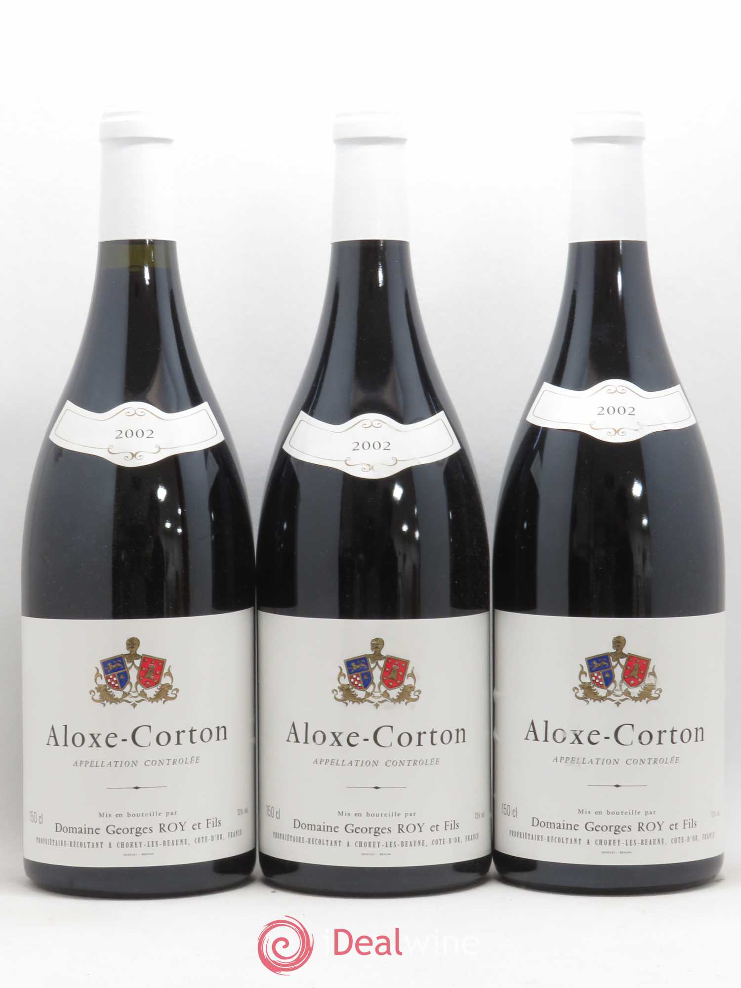 Aloxe-Corton Georges Roy 2002 - Posten von 3 Magnum - 0