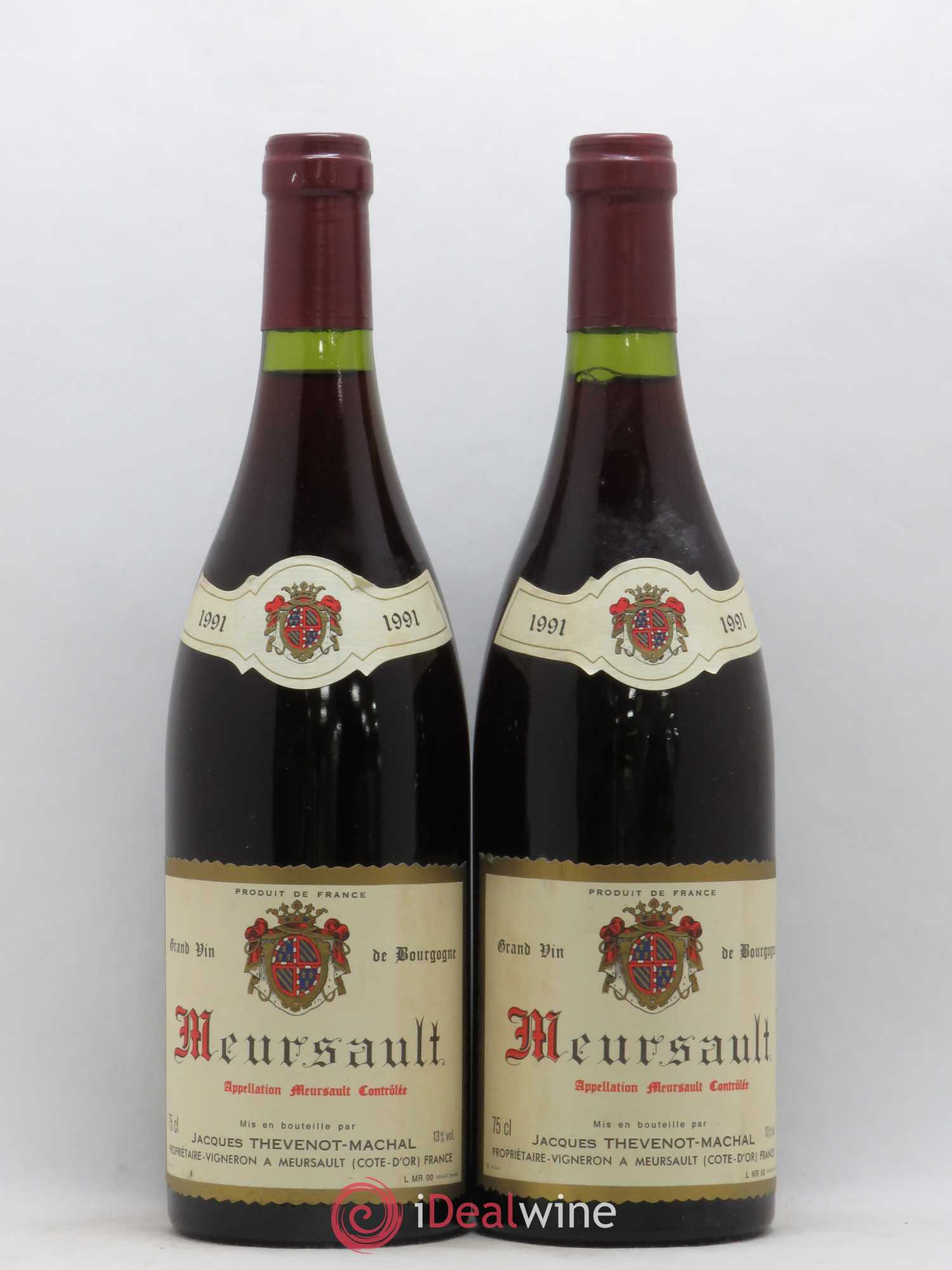 Meursault Thevenot-Machal 1991 - Lot de 2 bouteilles - 0