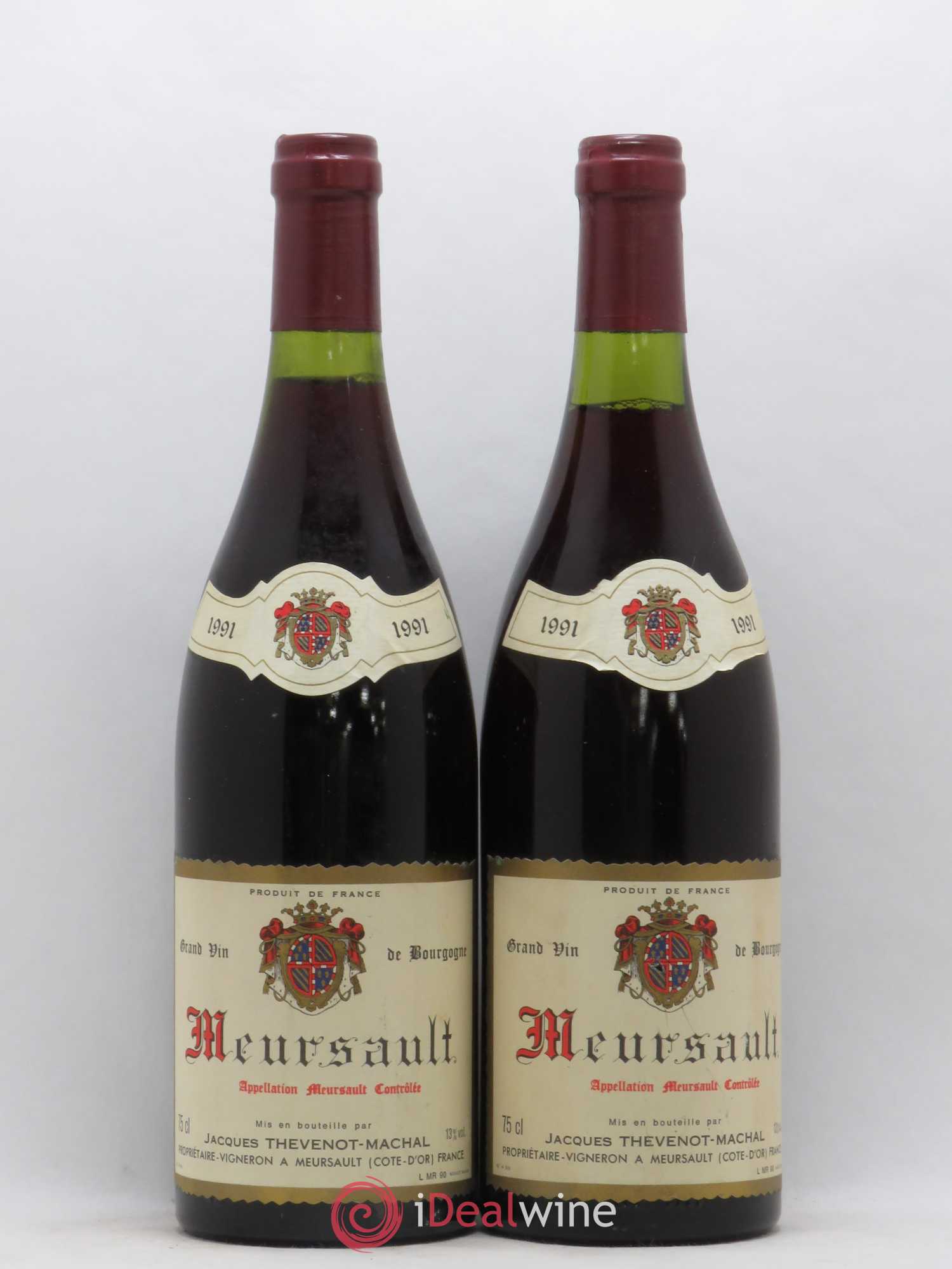 Meursault Thevenot-Machal 1991 - Posten von 2 Flaschen - 0