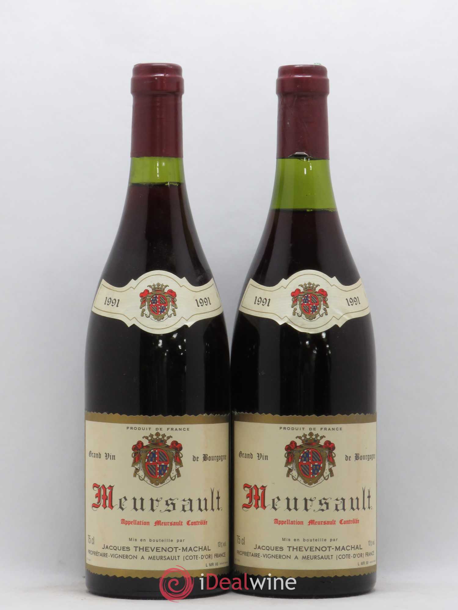 Meursault Thenevot-Machal 1991 - Posten von 2 Flaschen - 0