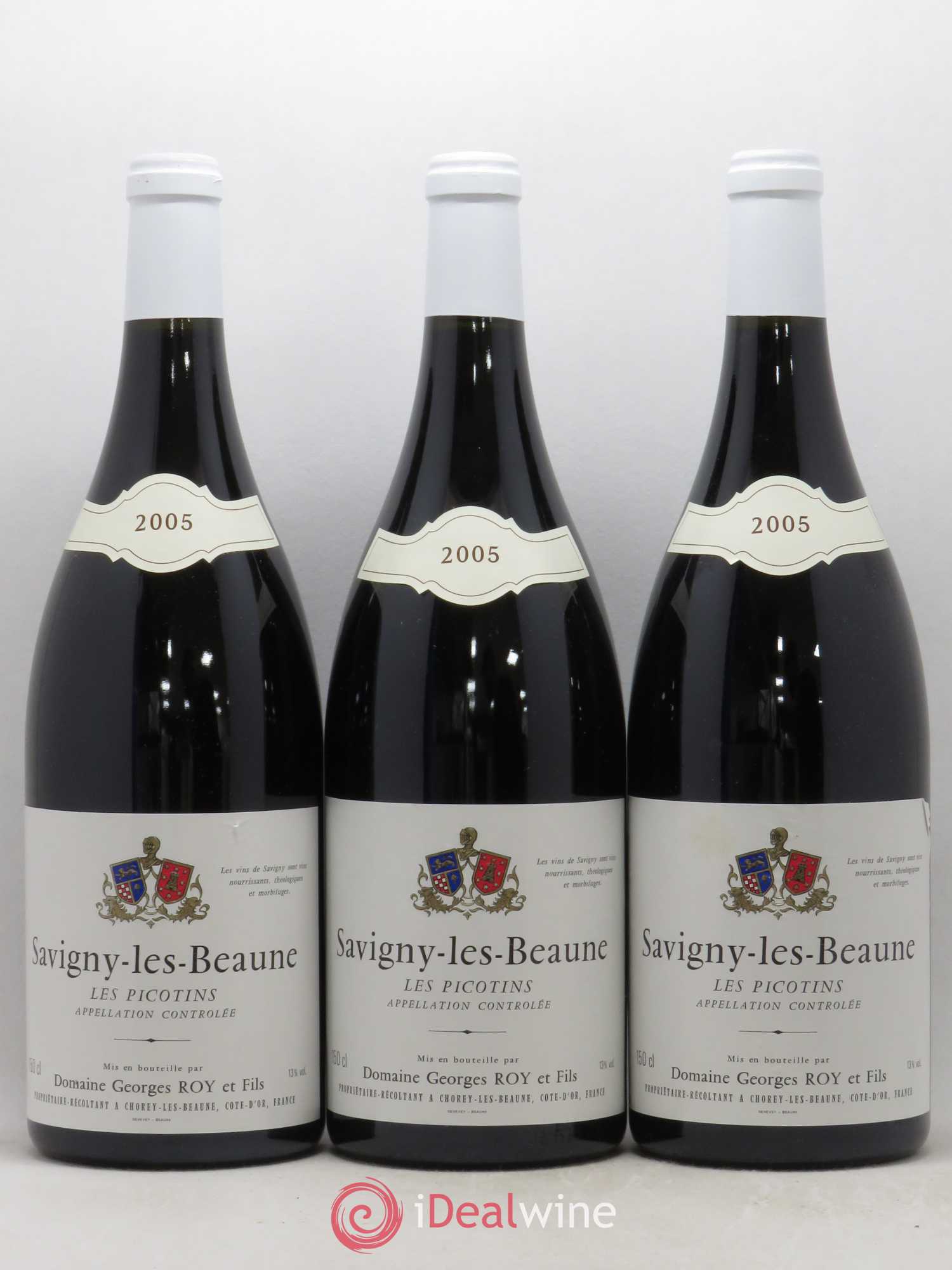 Savigny-lès-Beaune Les Picotins Georges Roy et Fils (Domaine) 2005 - Lot de 3 magnums - 0
