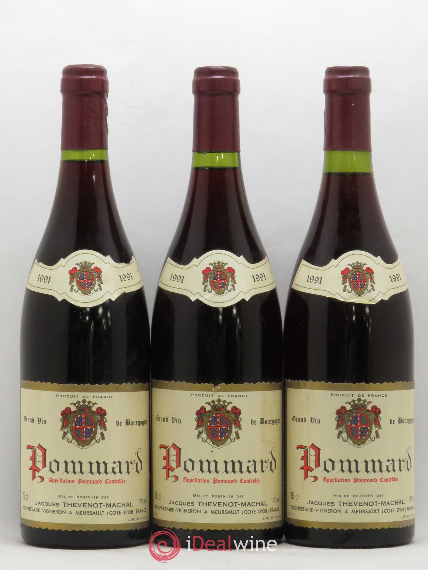 Pommard Thevenot-Machal 1991 - Posten von 3 Flaschen - 0