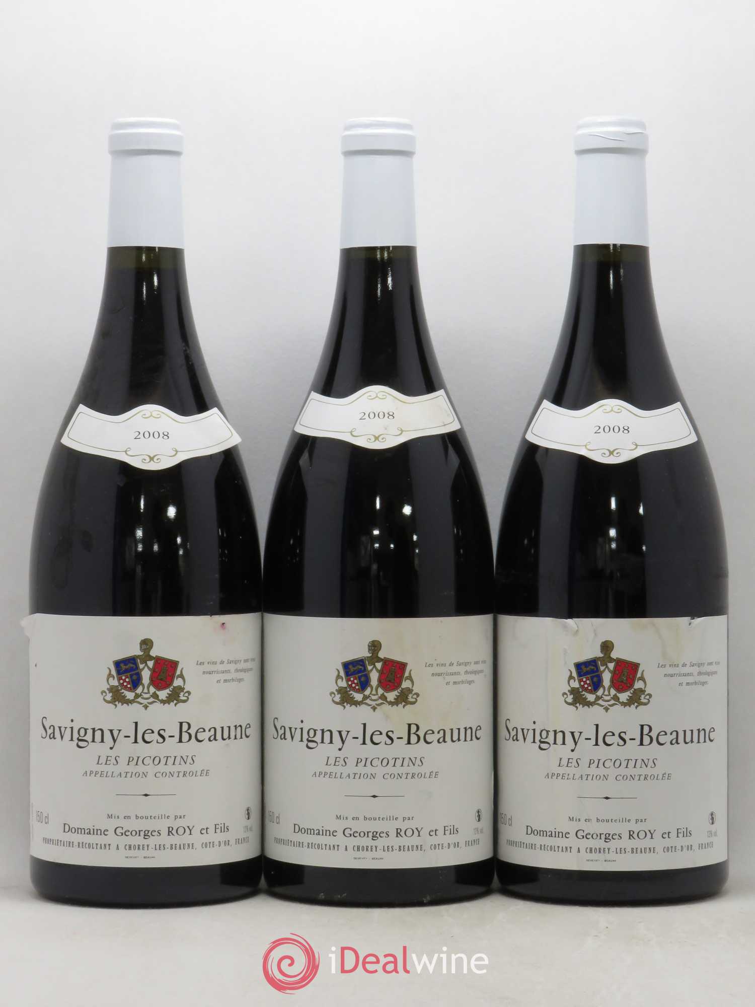 Savigny-lès-Beaune Les Picotins Georges Roy et Fils (Domaine) 2008 - Lot de 6 magnums - 1