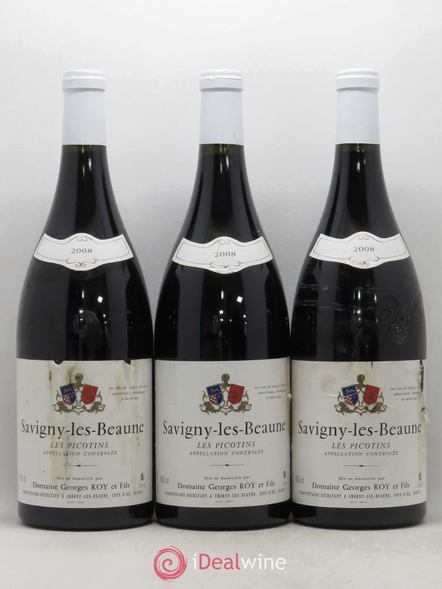 Savigny-lès-Beaune Les Picotins Georges Roy et Fils (Domaine) 2008 - Lot de 6 magnums - 2