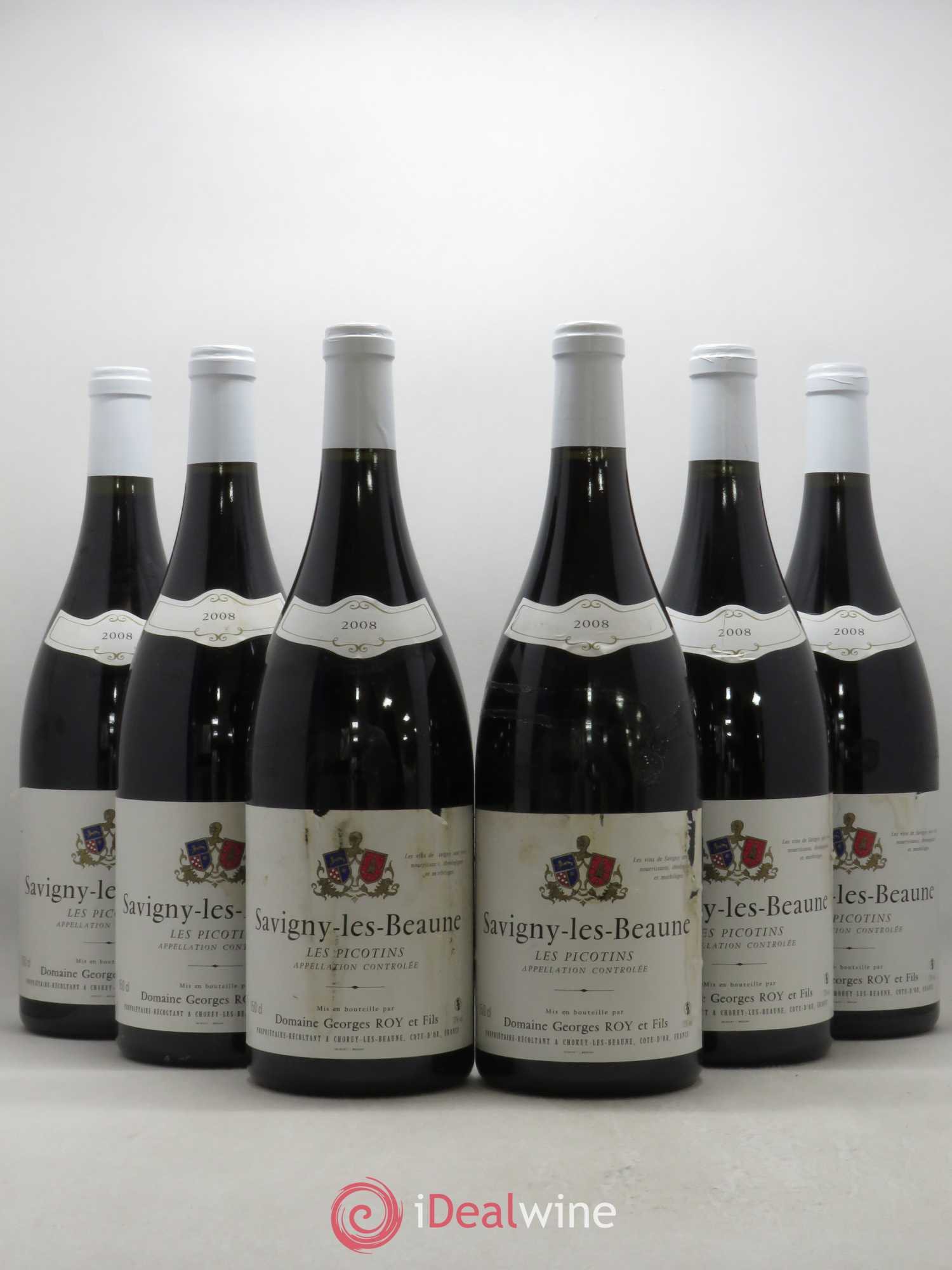 Savigny-lès-Beaune Les Picotins Georges Roy et Fils (Domaine) 2008 - Lot de 6 magnums - 0