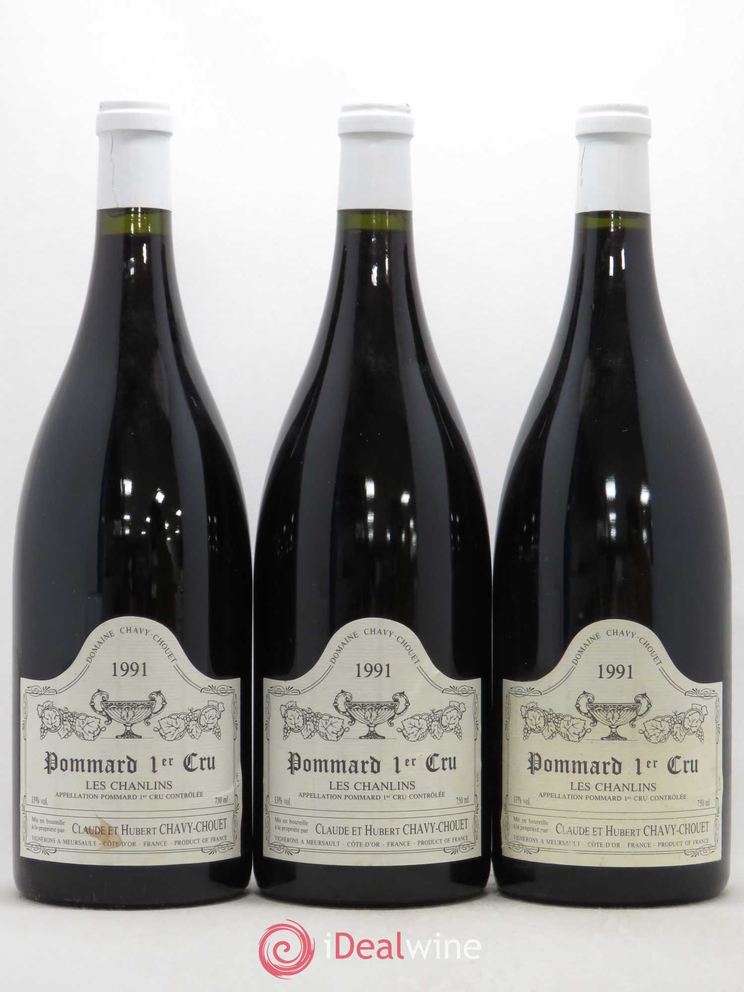 Pommard 1er Cru Les Chanlins Chavy-Chouet 1991 - Lot de 3 magnums - 0