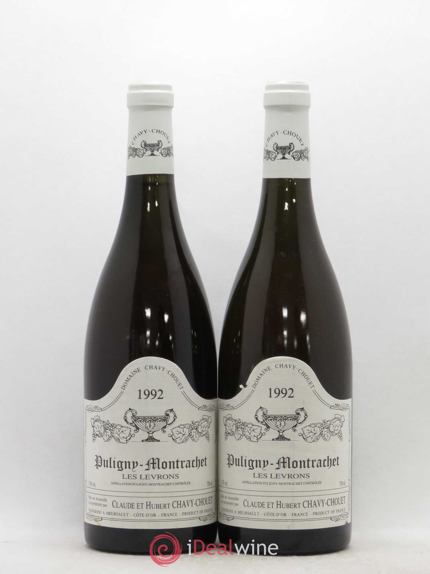 Puligny-Montrachet Les Levrons Chavy Chouet 1992 - Posten von 2 Flaschen - 0