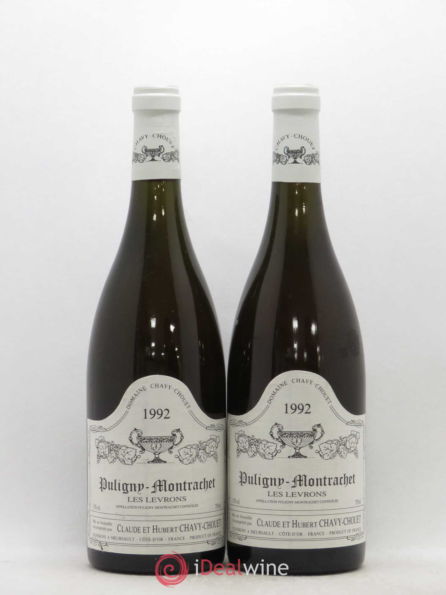 Puligny-Montrachet Les Levrons Chavy Chouet 1992 - Posten von 2 Flaschen - 0