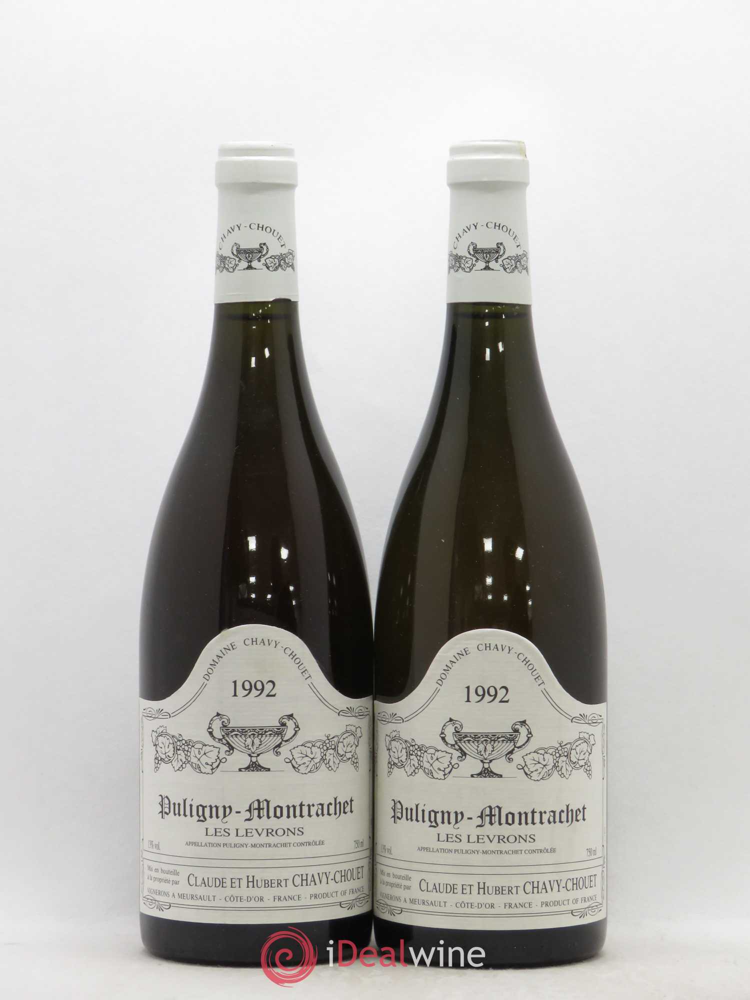 Puligny-Montrachet Les Levrons Chavy Chouet 1992 - Posten von 2 Flaschen - 0