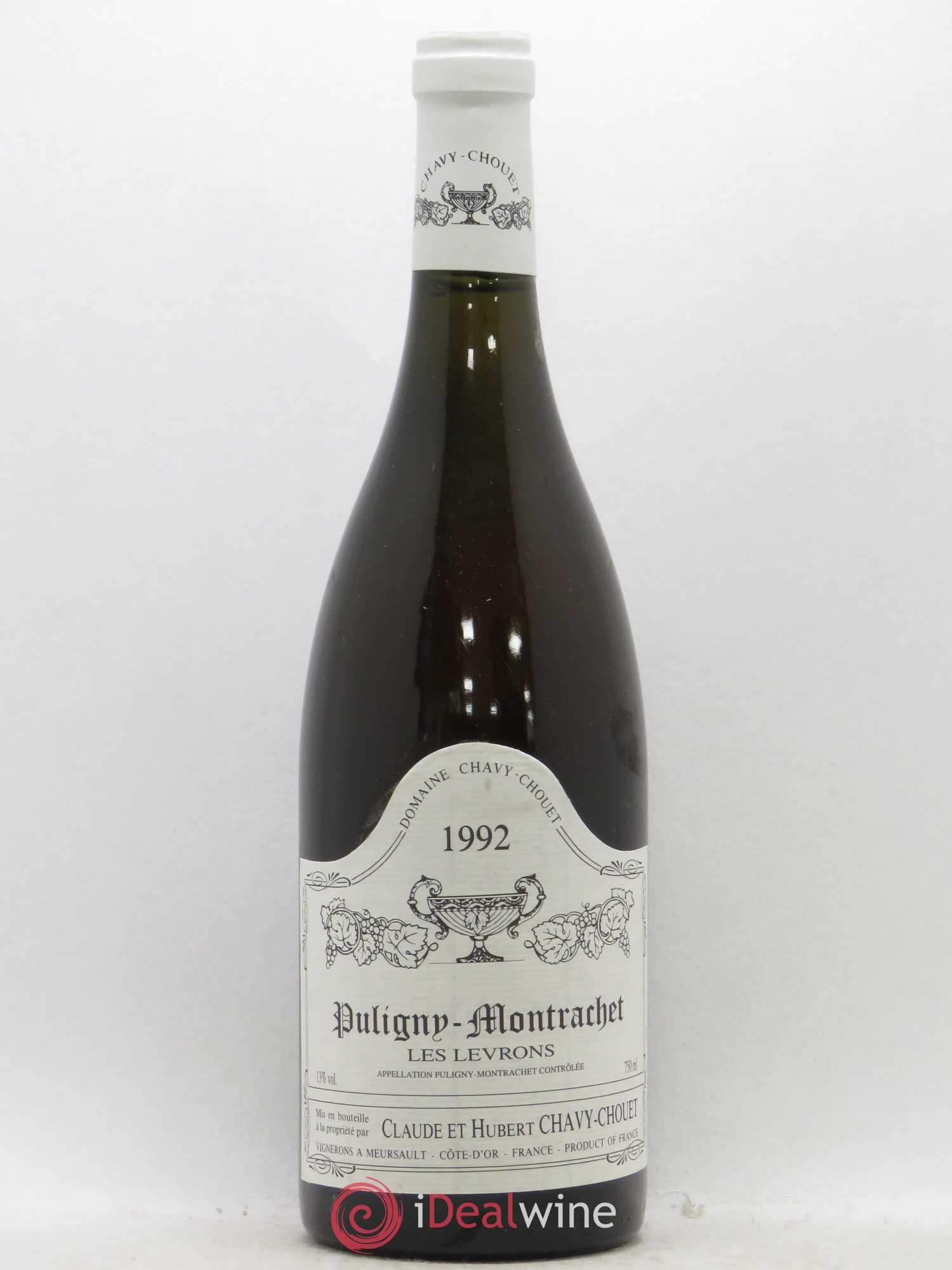 Puligny-Montrachet Les Levrons Chavy Chouet 1992 - Posten von 1 Flasche - 0
