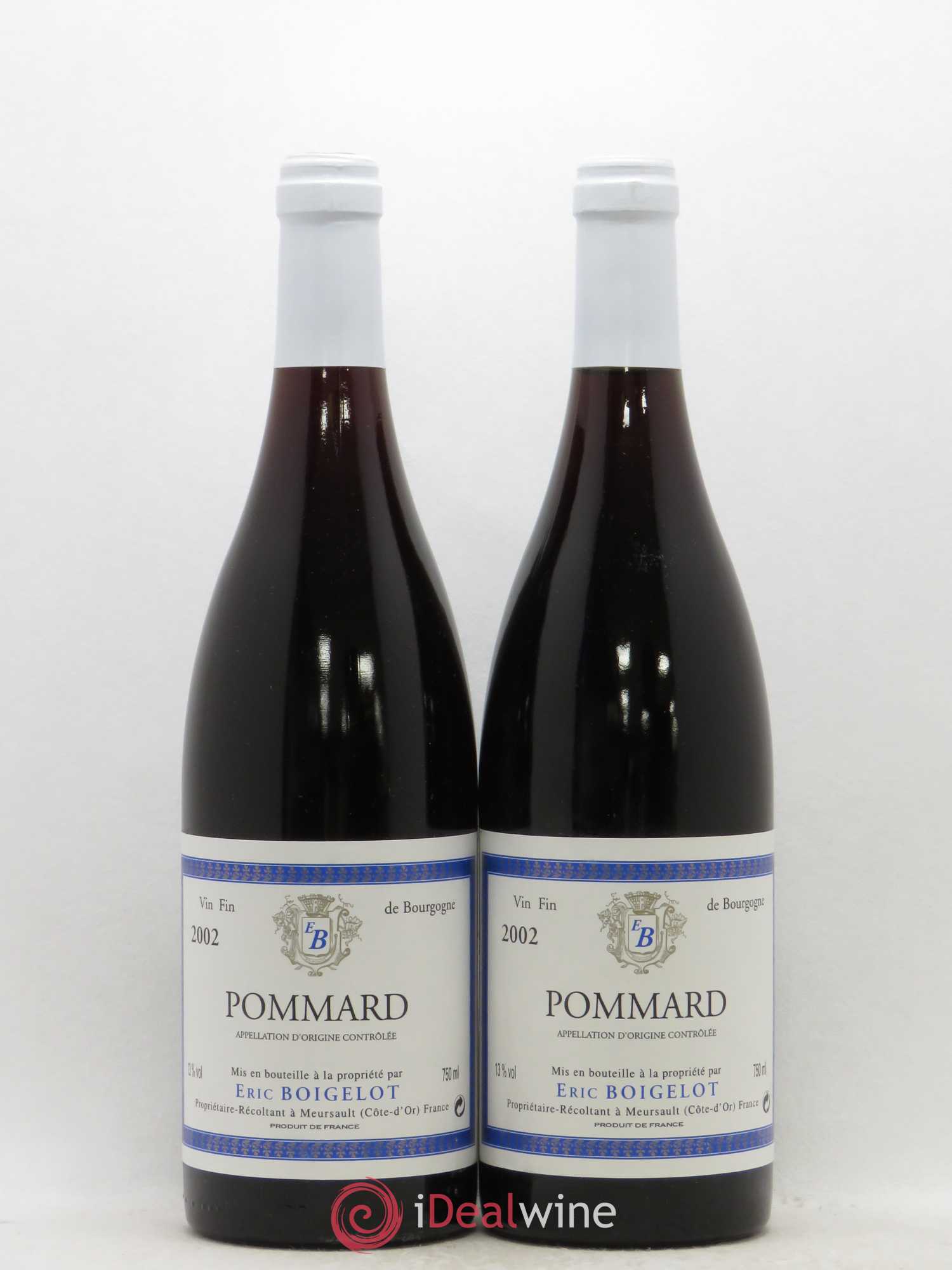 Pommard Eric Boigelot 2002 - Posten von 2 Flaschen - 0