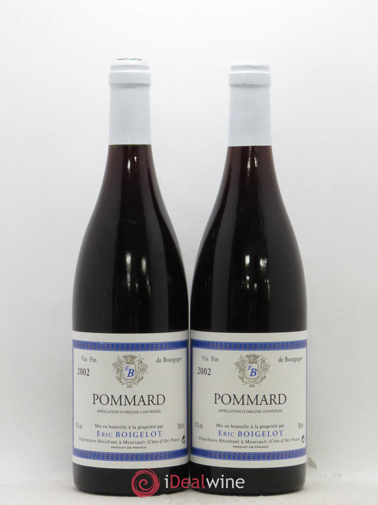 Pommard Eric Boigelot 2002 - Posten von 2 Flaschen - 0
