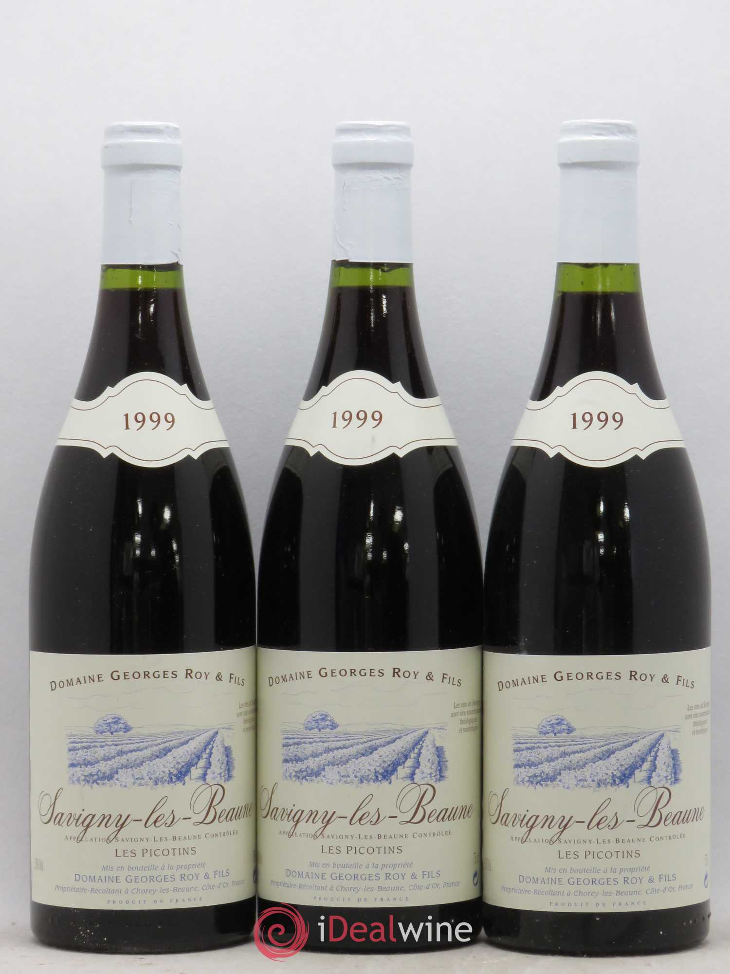 Savigny-lès-Beaune Les Picotins Georges Roy et Fils (Domaine) 1999 - Lot de 6 bouteilles - 1