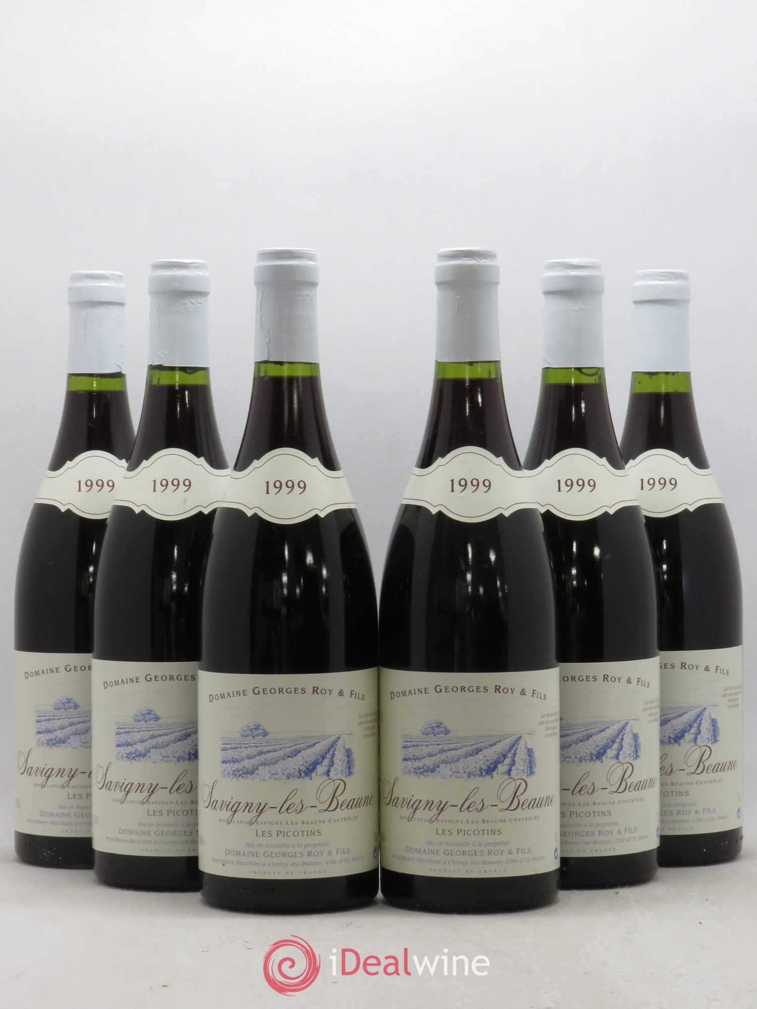 Savigny-lès-Beaune Les Picotins Georges Roy et Fils (Domaine) 1999 - Lot de 6 bouteilles - 0