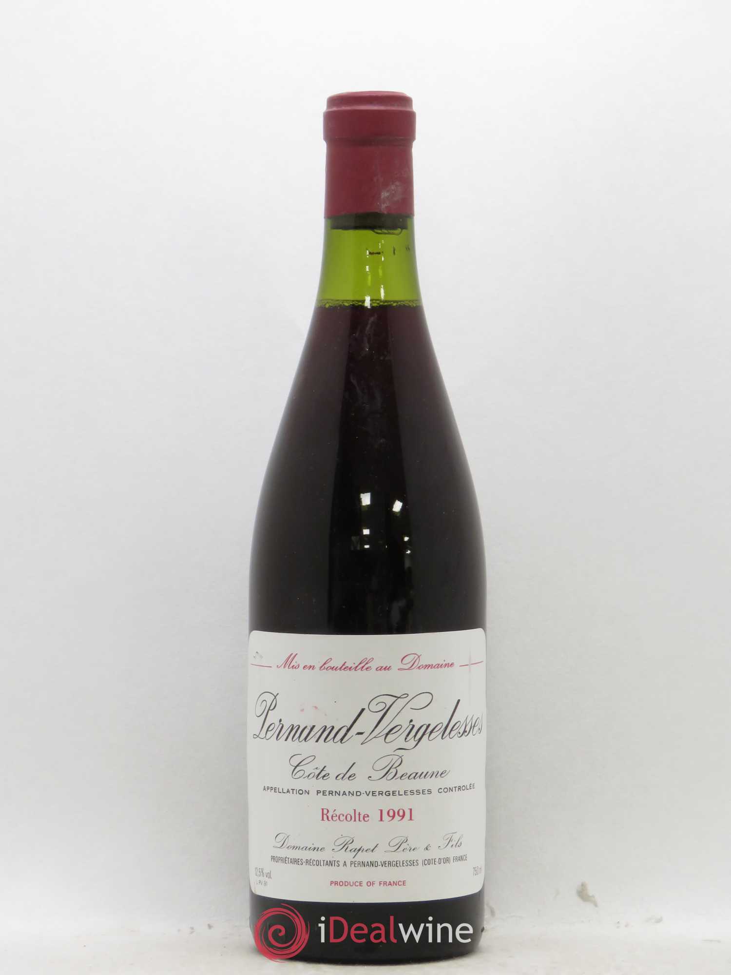Pernand-Vergelesses Rapet 1991 - Lot de 1 bouteille - 0
