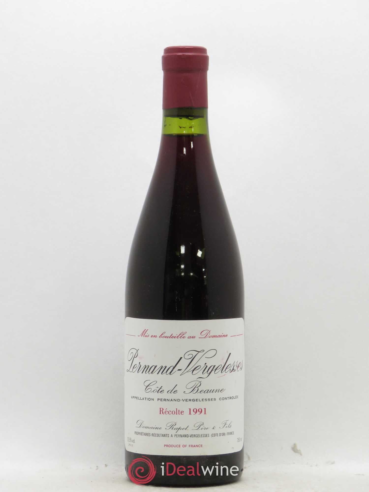 Pernand-Vergelesses Rapet 1991 - Lot de 1 bouteille - 0