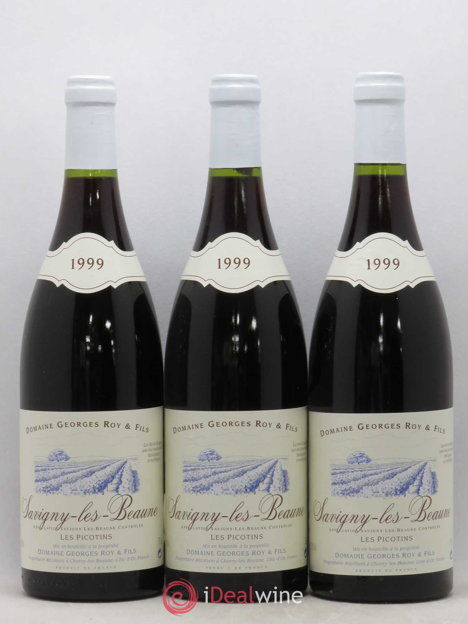 Savigny-lès-Beaune Les Picotins Georges Roy et Fils (Domaine) 1999 - Lot de 6 bouteilles - 1