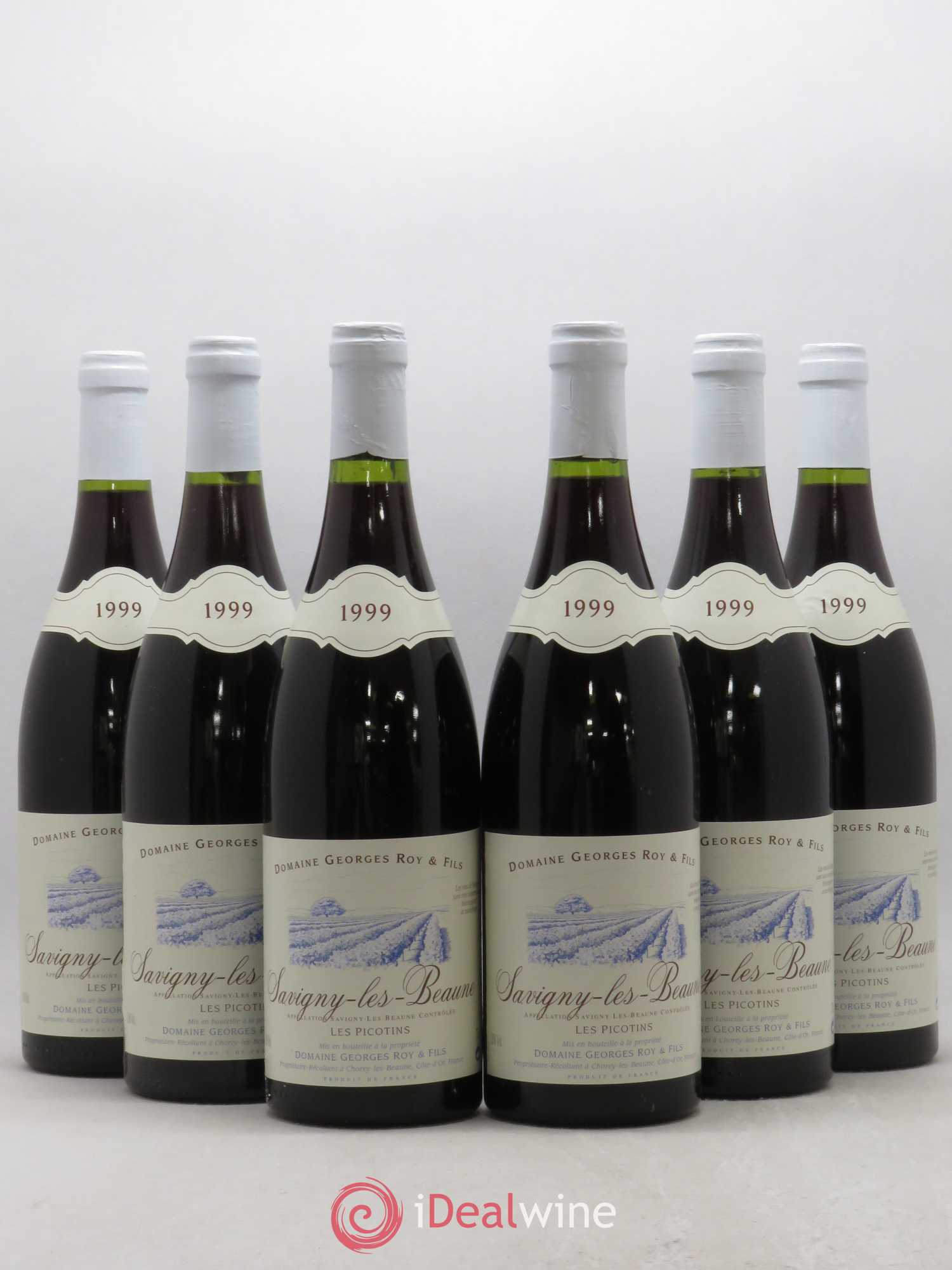 Savigny-lès-Beaune Les Picotins Georges Roy et Fils (Domaine) 1999 - Lot de 6 bouteilles - 0