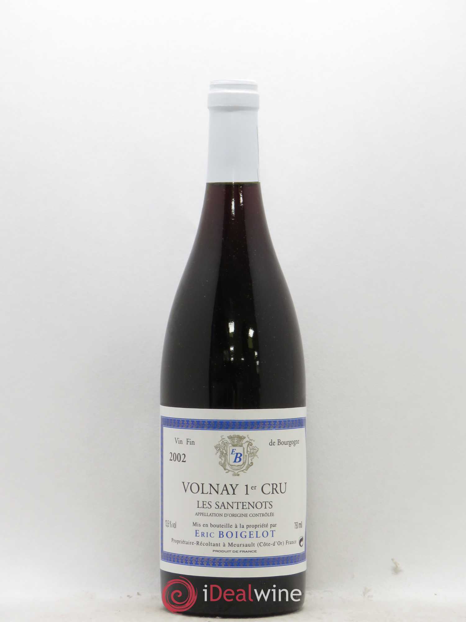 Volnay 1er Cru Santenots Eric Boigelot 2002 - Posten von 1 Flasche - 0