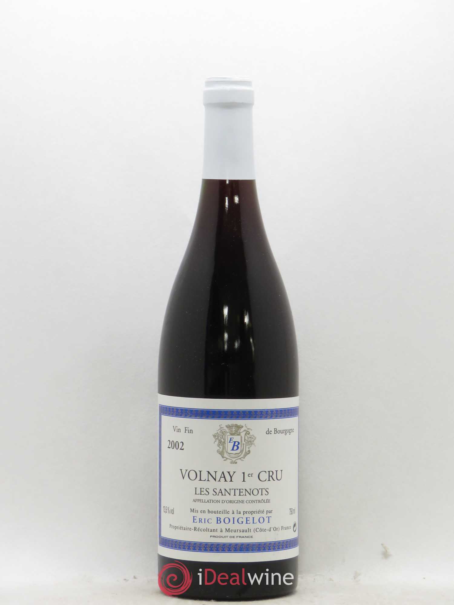 Volnay 1er Cru Santenots Eric Boigelot 2002 - Posten von 1 Flasche - 0
