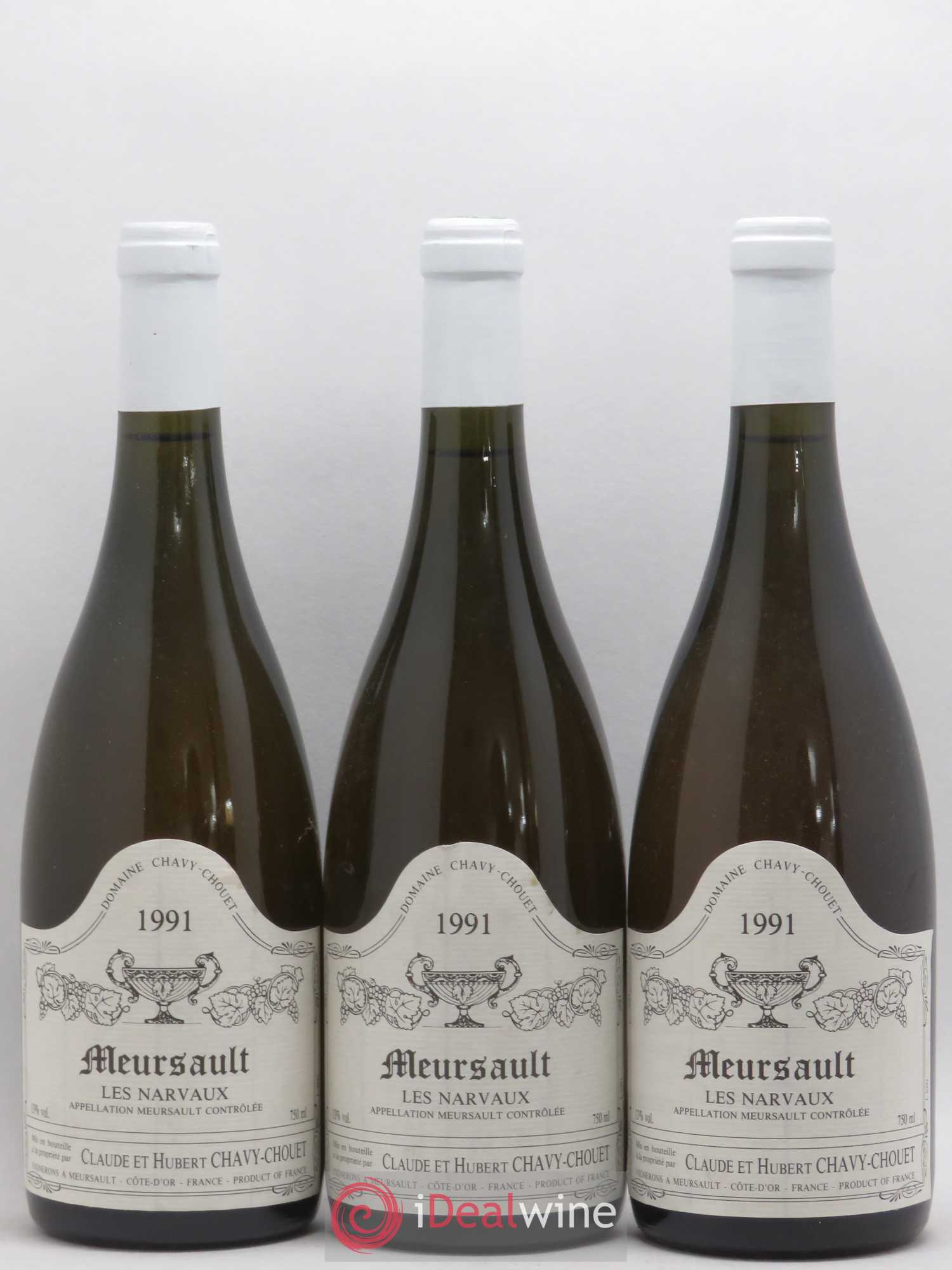 Meursault Les Narvaux Chavy-Chouet 1991 - Lot de 6 bouteilles - 2
