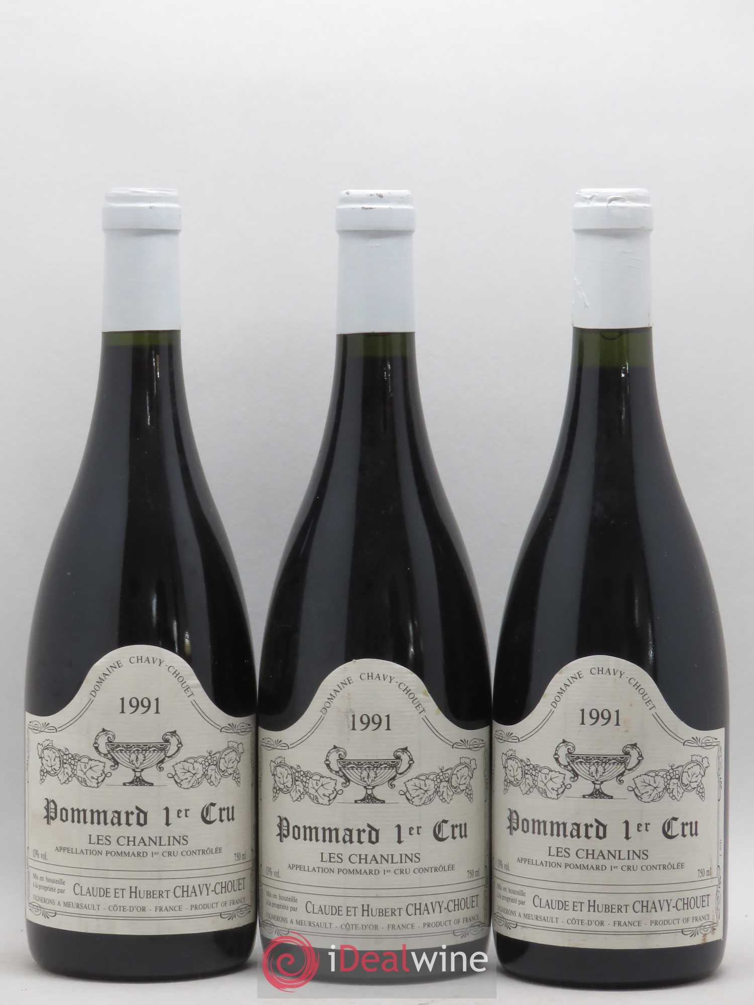 Pommard 1er Cru Les Chanlins Chavy-Chouet 1991 - Lot de 6 bouteilles - 2