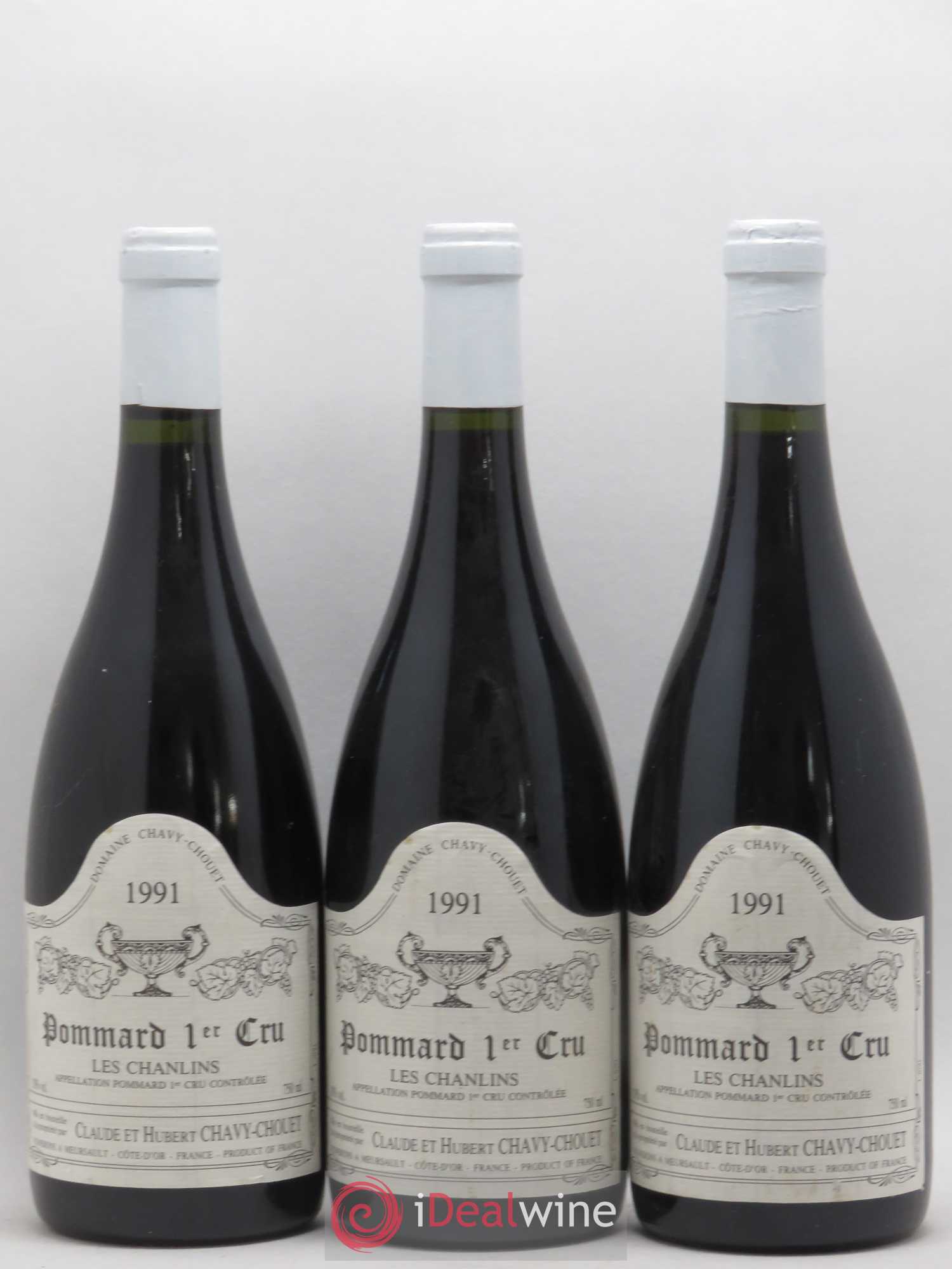 Pommard 1er Cru Les Chanlins Chavy-Chouet 1991 - Lot de 6 bouteilles - 1