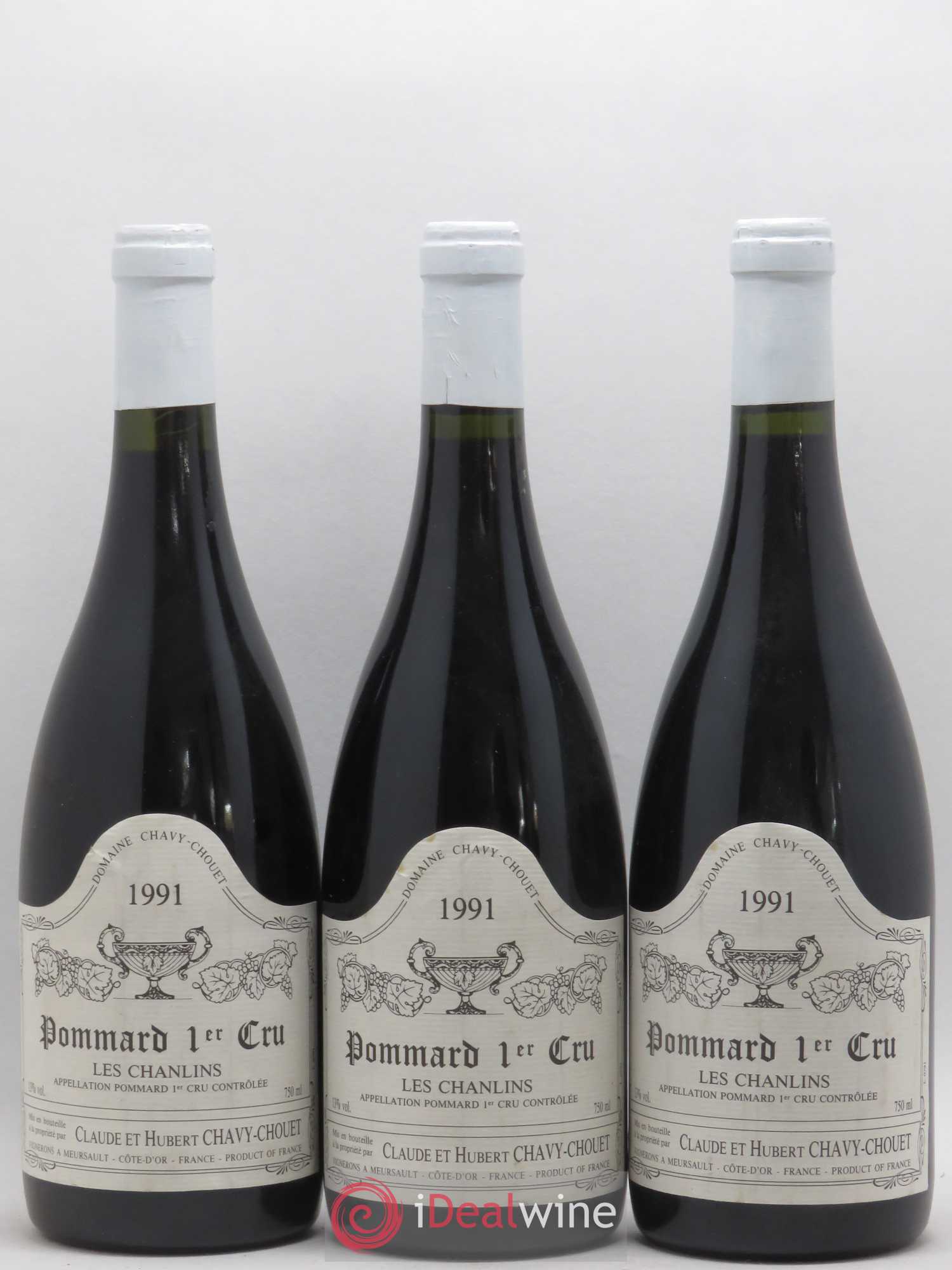 Pommard 1er Cru Les Chanlins Chavy-Chouet 1991 - Lot de 6 bouteilles - 2
