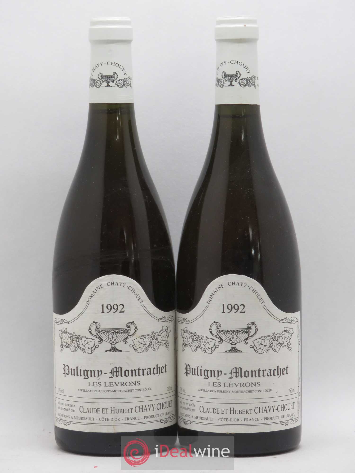 Puligny-Montrachet Les Levrons Chavy Chouet 1992 - Posten von 2 Flaschen - 0