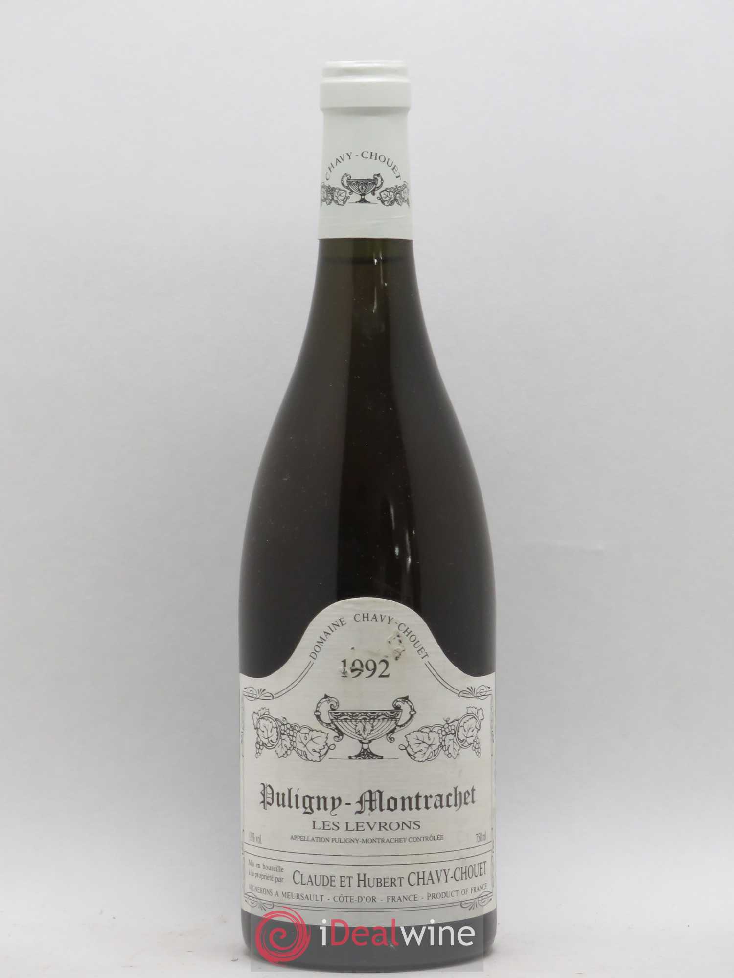 Puligny-Montrachet Les Levrons Chavy Chouet 1992 - Posten von 1 Flasche - 0