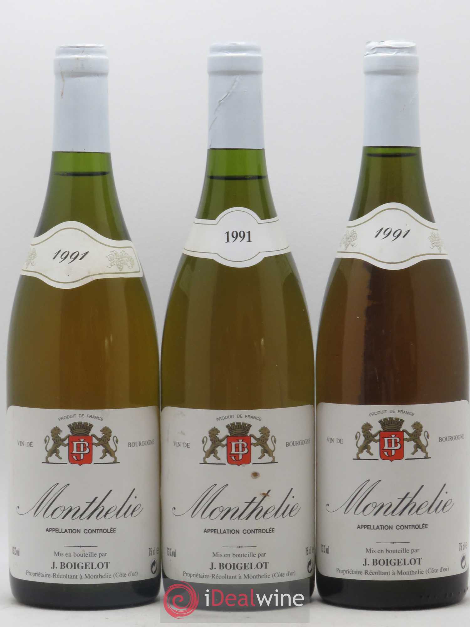 Monthélie Boigelot (sans prix de réserve) 1991 - Posten von 6 Flaschen - 1