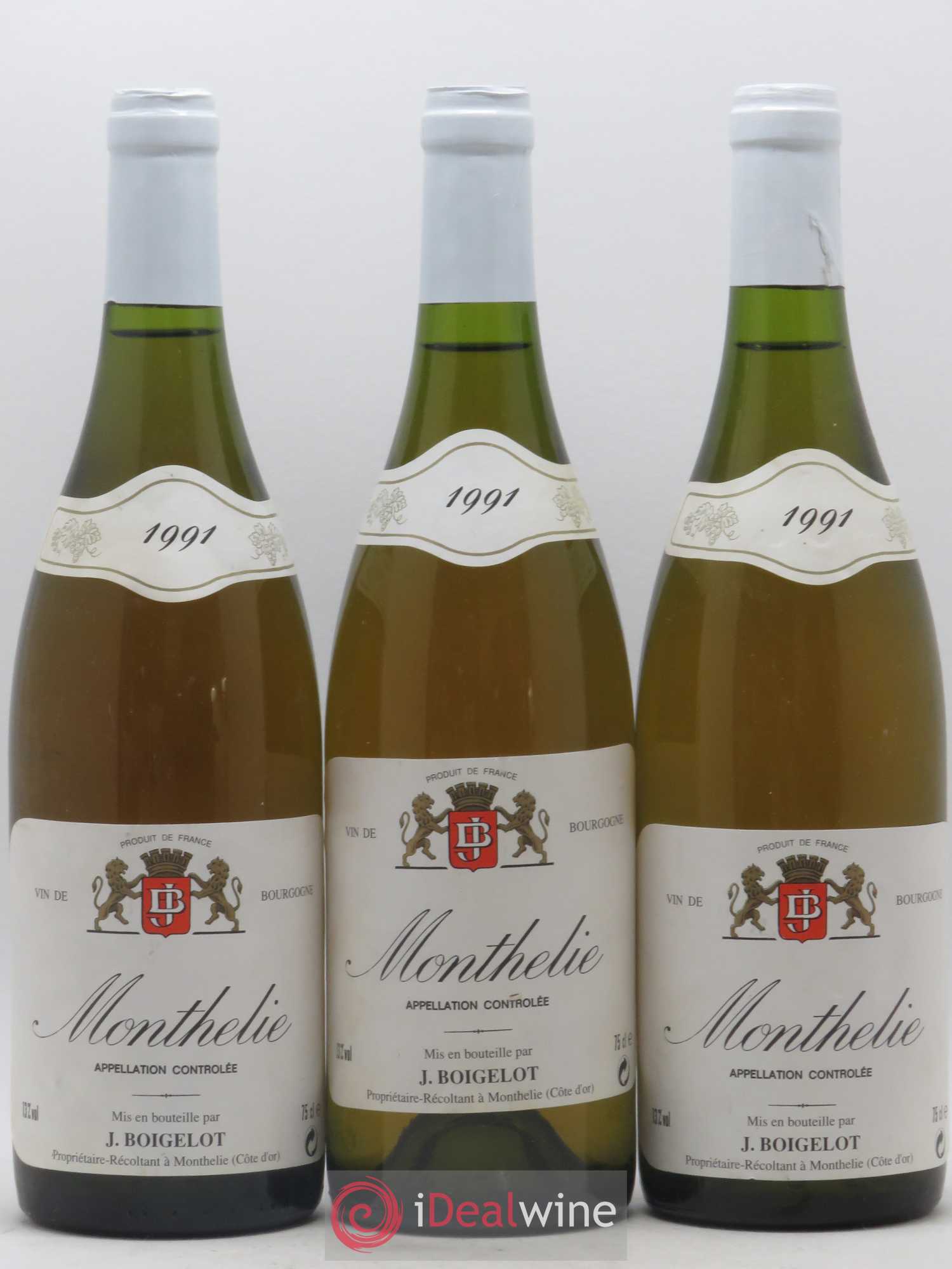 Monthélie Boigelot (sans prix de réserve) 1991 - Posten von 6 Flaschen - 2