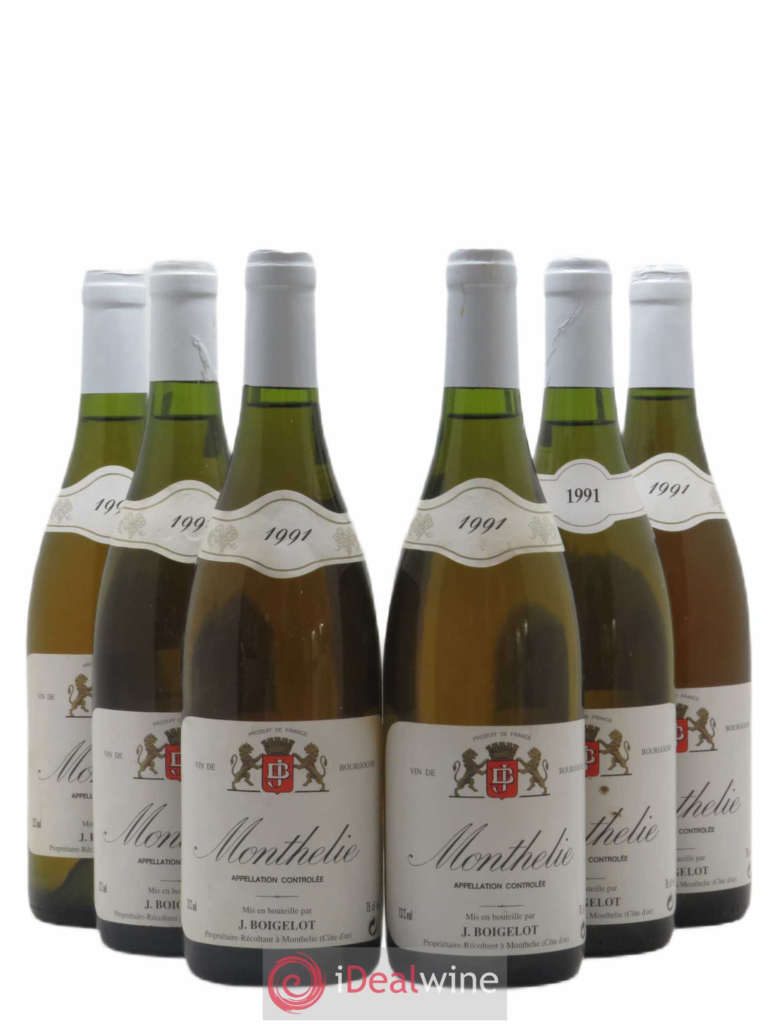 Monthélie Boigelot (sans prix de réserve) 1991 - Posten von 6 Flaschen - 0