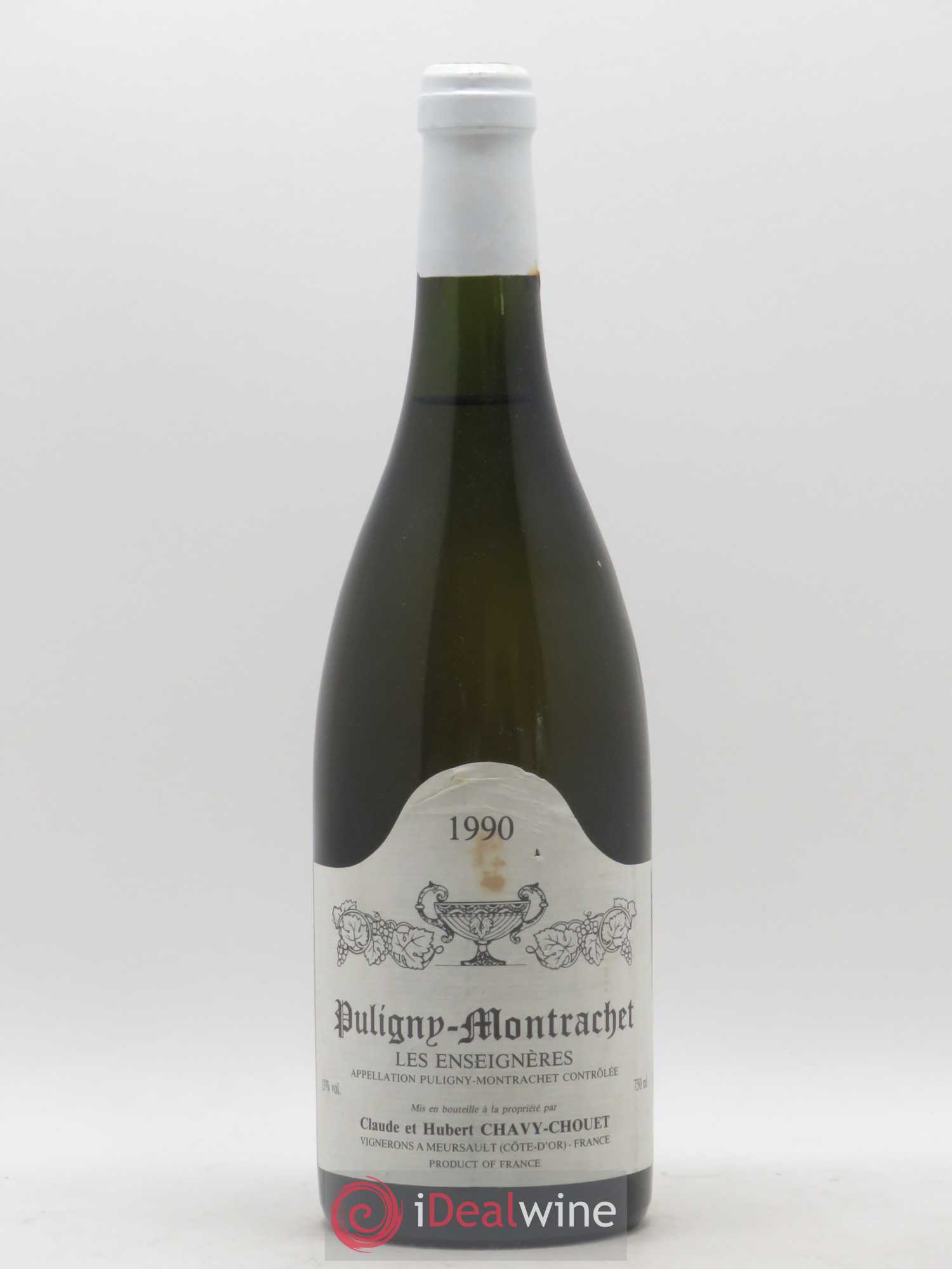 Puligny-Montrachet Les Enseignères Chavy-Chouet 1990 - Lot de 1 bouteille - 0