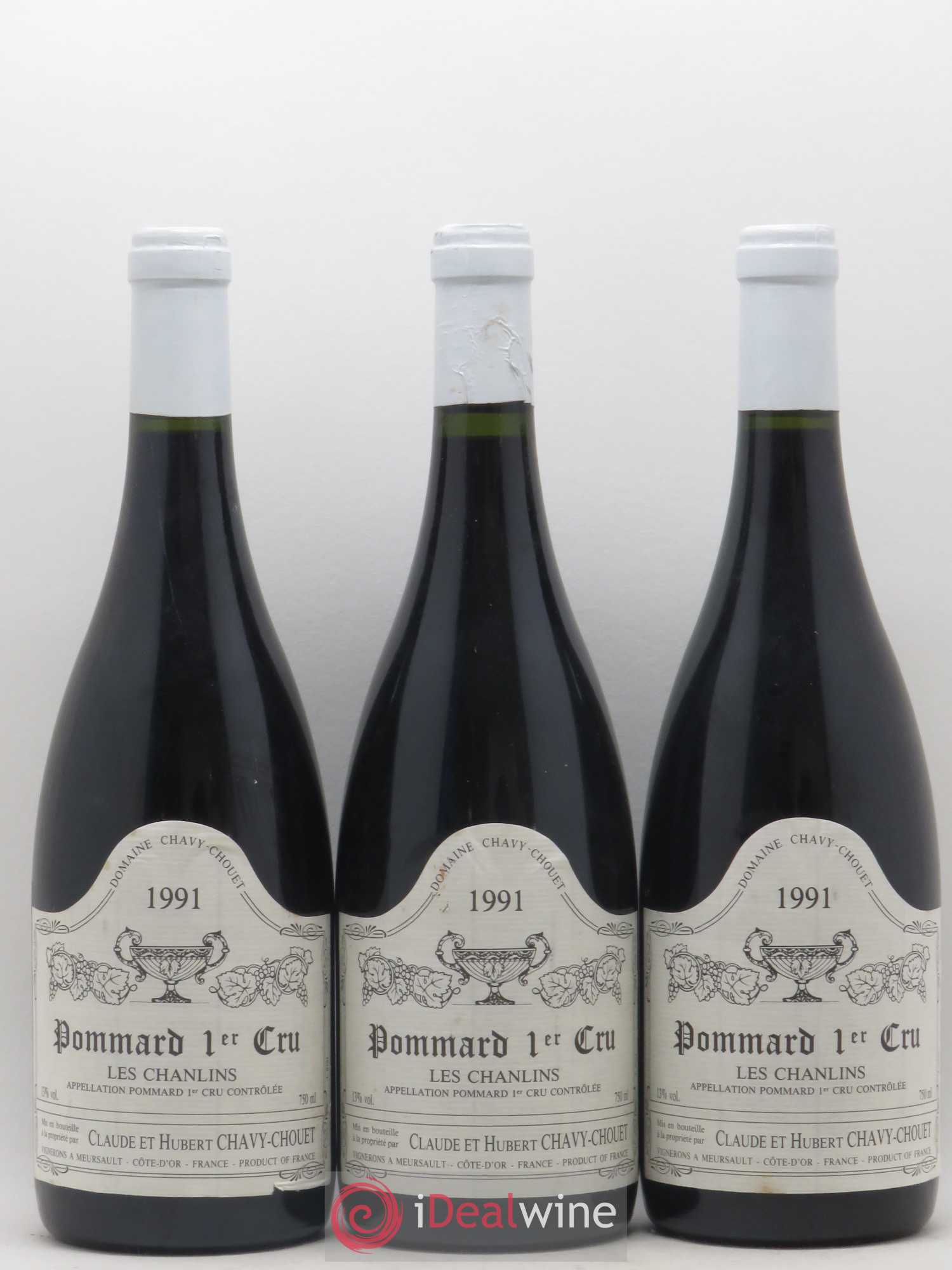 Pommard 1er Cru Les Chanlins Chavy-Chouet 1991 - Lot de 6 bouteilles - 2