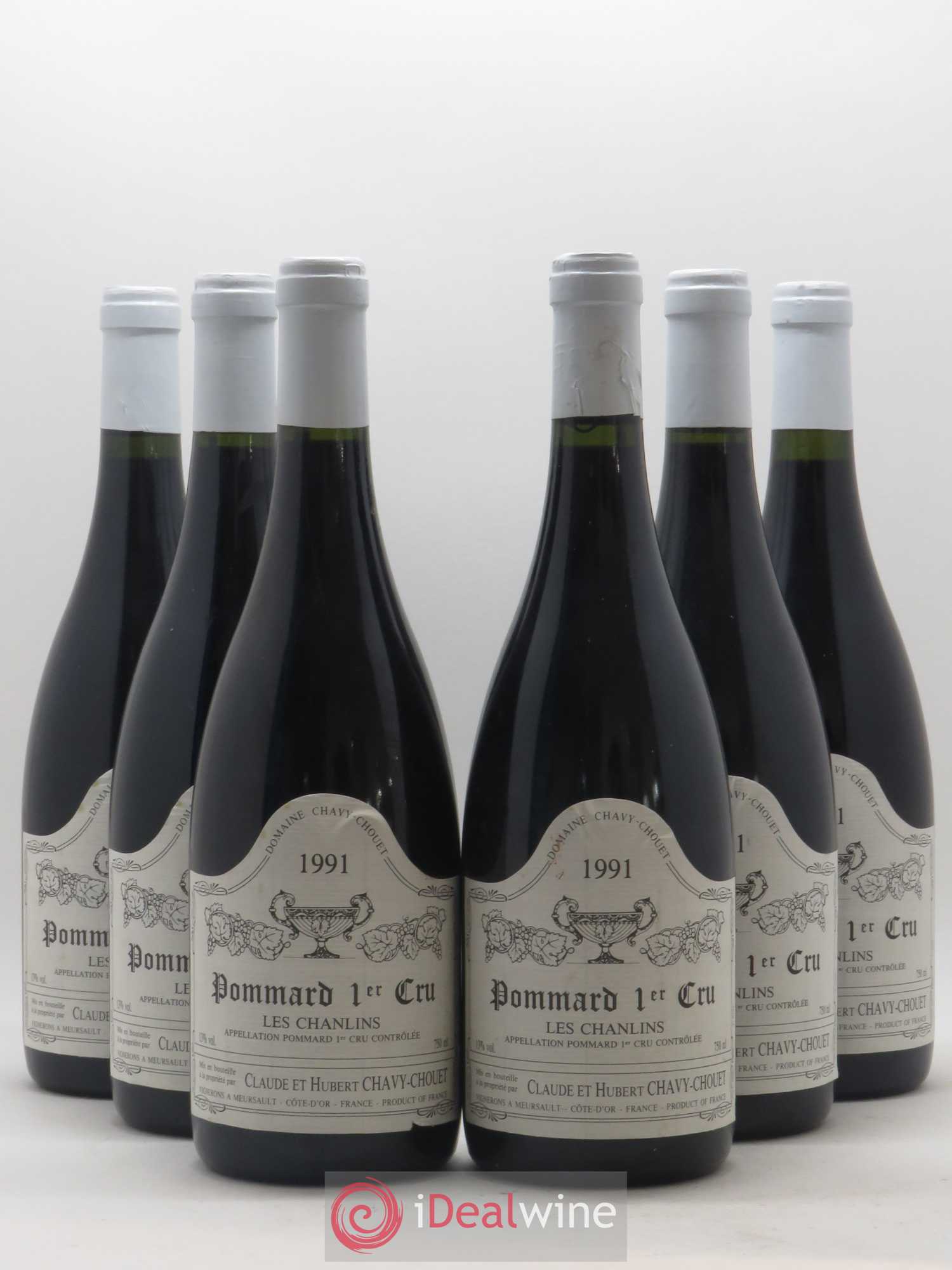 Pommard 1er Cru Les Chanlins Chavy-Chouet 1991 - Lot de 6 bouteilles - 0