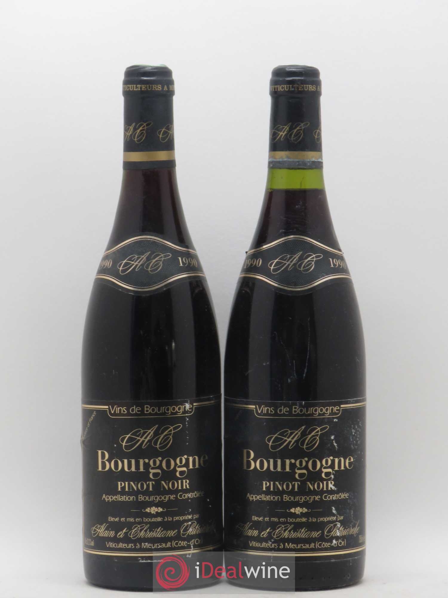 Bourgogne Patriarche 1990 - Lot de 2 bouteilles - 0