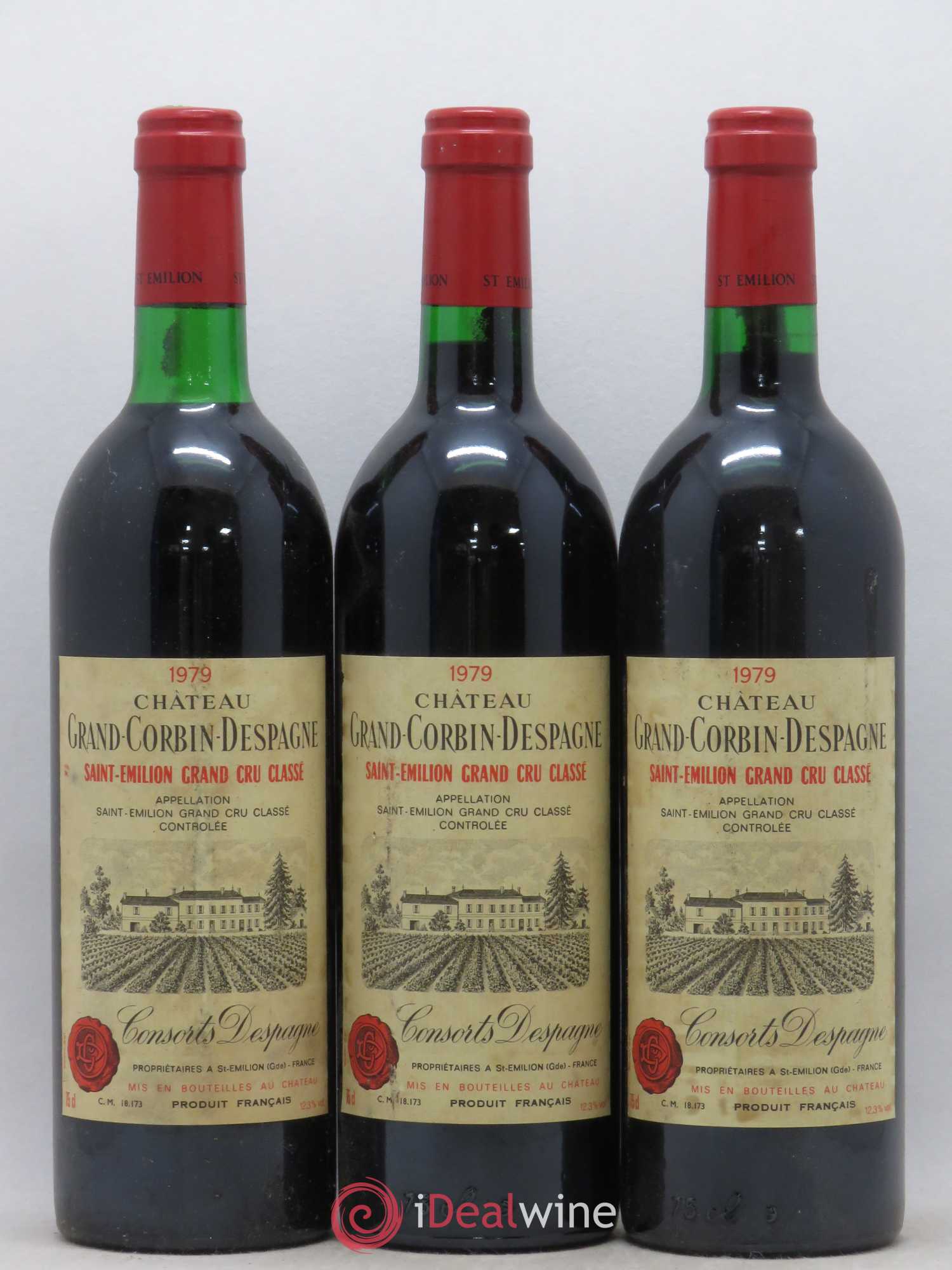 Château Grand Corbin Despagne Grand Cru Classé 1979 - Lot de 6 bouteilles - 2