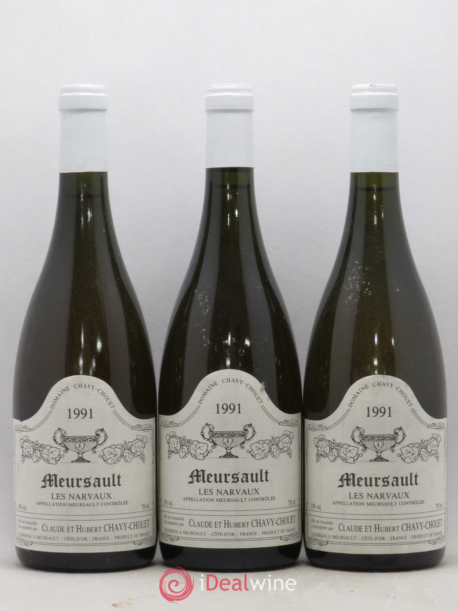 Meursault Les Narvaux Chavy-Chouet 1991 - Lot de 6 bouteilles - 2