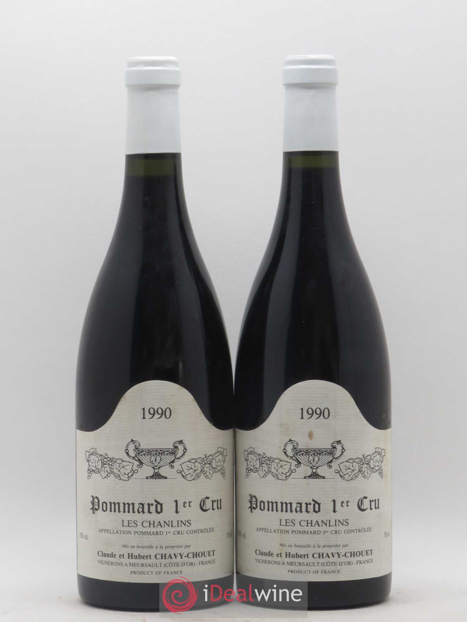 Pommard 1er Cru Les Chanlins Chavy-Chouet 1990 - Lot de 2 bouteilles - 0