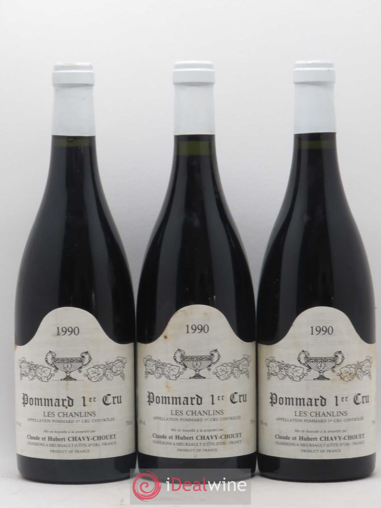 Pommard 1er Cru Les Chanlins Chavy-Chouet 1990 - Lot de 6 bouteilles - 2