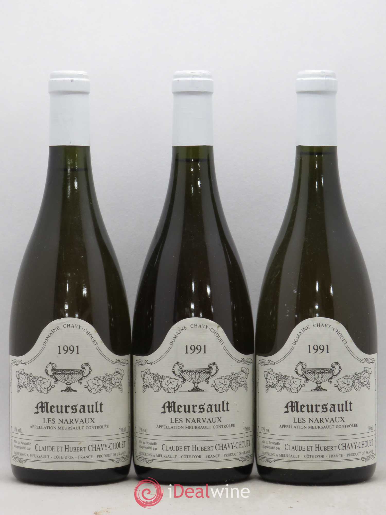 Meursault Les Narvaux Chavy-Chouet 1991 - Lot de 6 bouteilles - 2