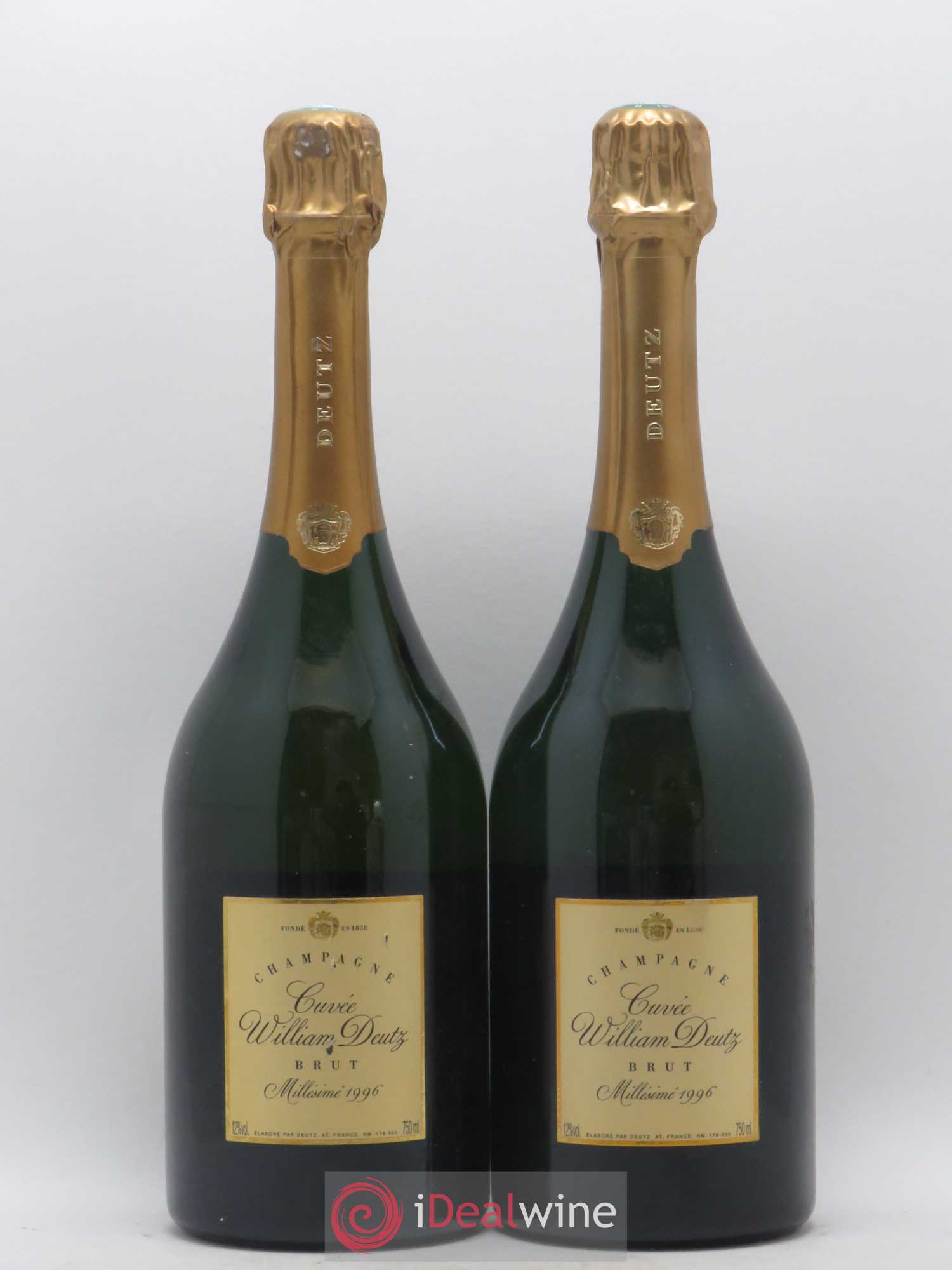 Cuvée William Deutz Deutz 1996 - Lot de 2 bouteilles - 0