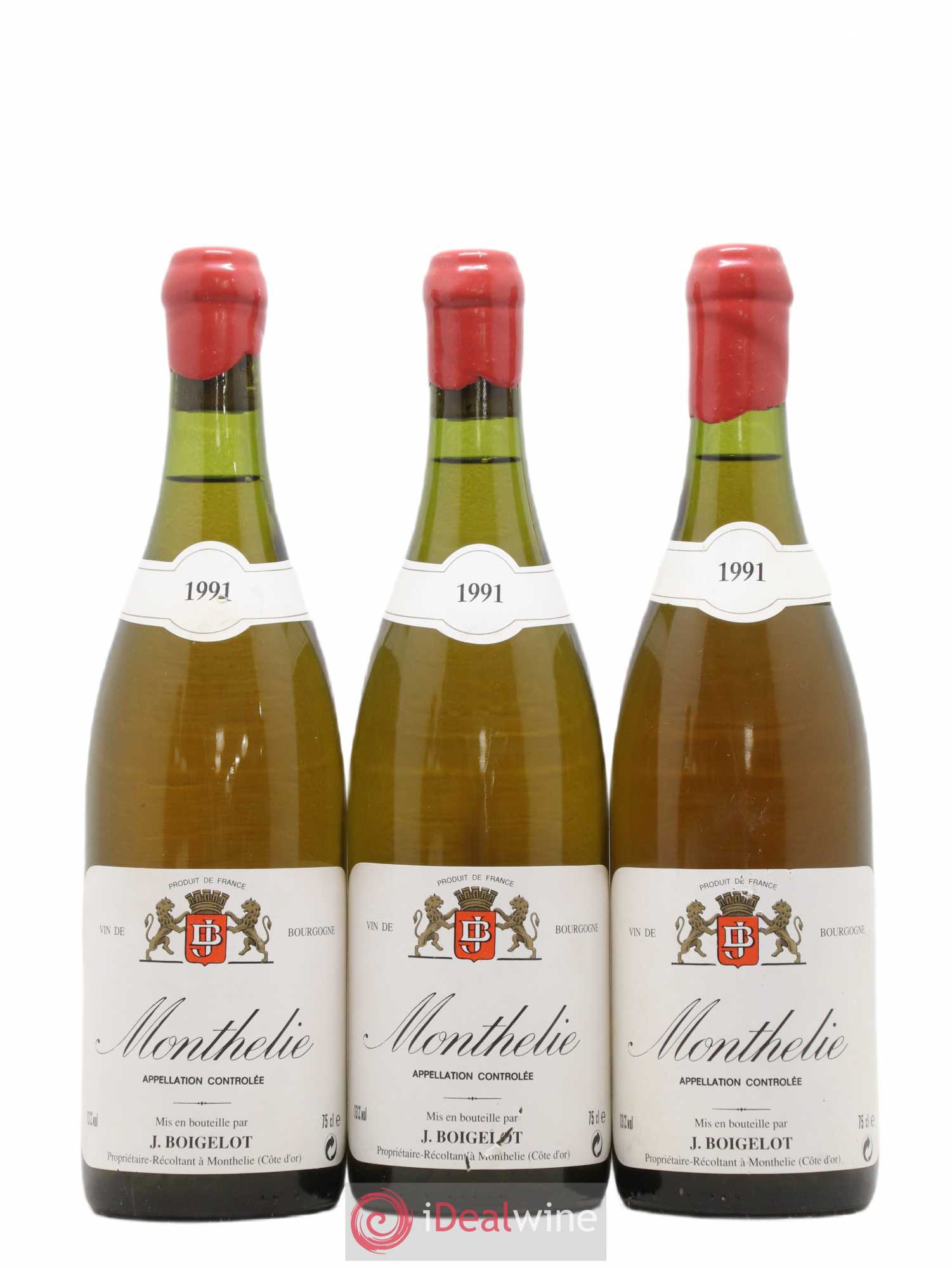 Monthélie Boigelot (sans prix de réserve) 1991 - Lotto di 6 bottiglie - 1