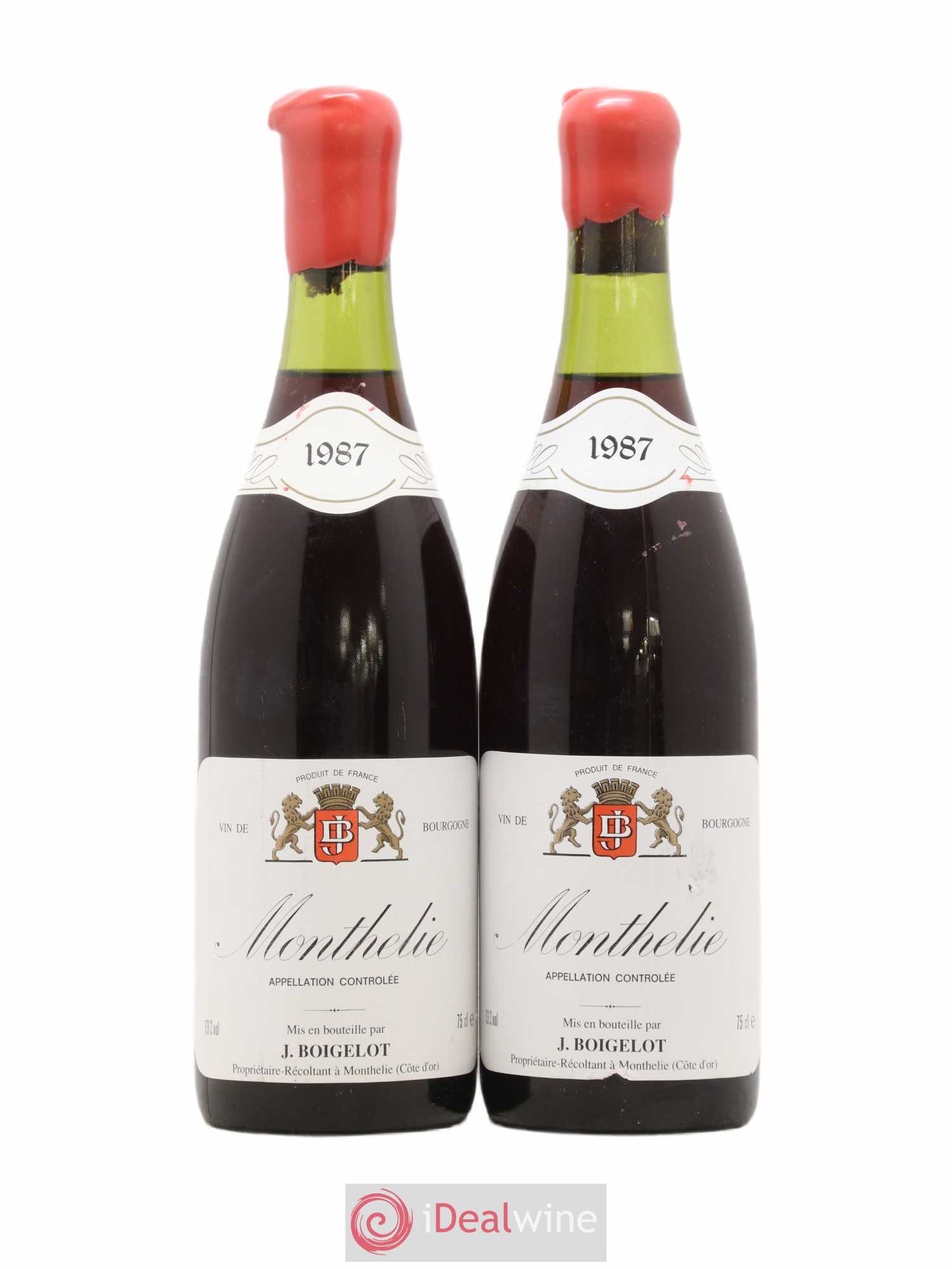 Monthélie Boigelot (sans prix de réserve) 1987 - Posten von 2 Flaschen - 0
