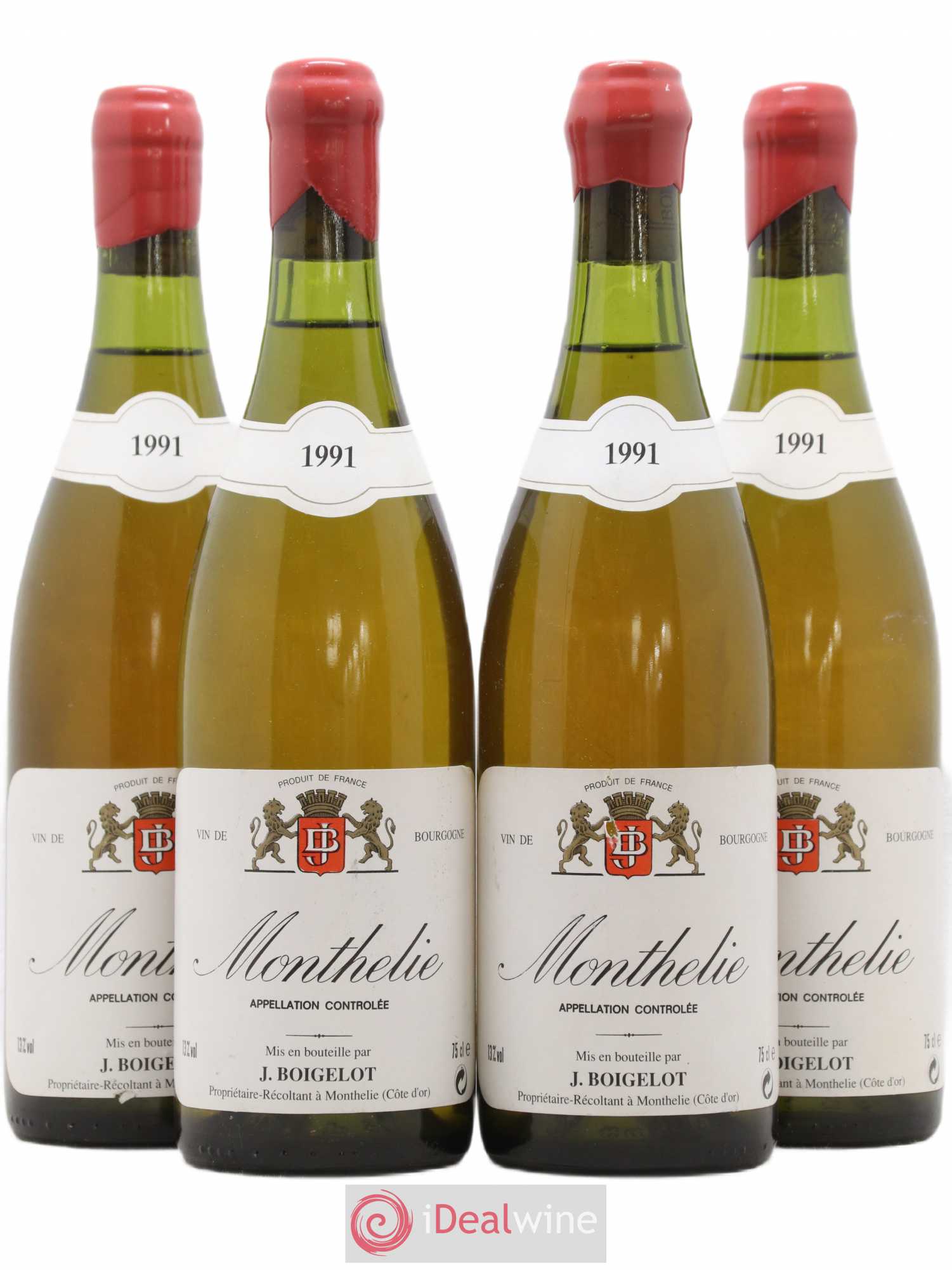 Monthélie Boigelot (sans prix de réserve) 1991 - Posten von 4 Flaschen - 0