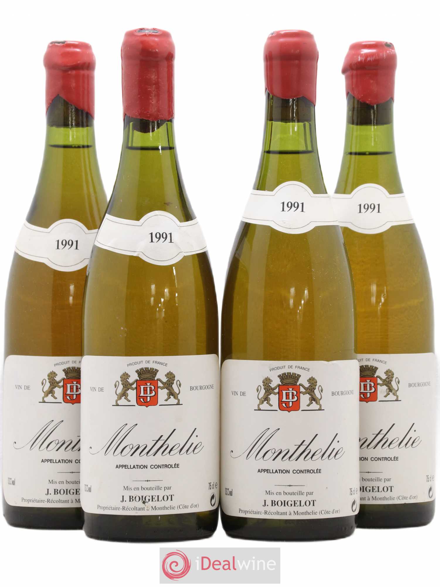 Monthélie Boigelot (sans prix de réserve) 1991 - Posten von 4 Flaschen - 0