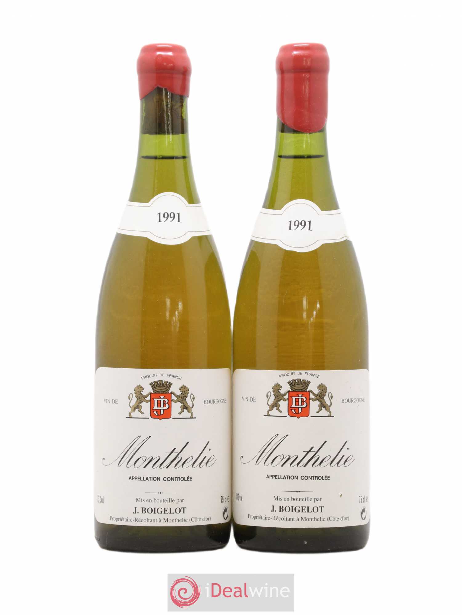 Monthélie Boigelot (sans prix de réserve) 1991 - Posten von 2 Flaschen - 0