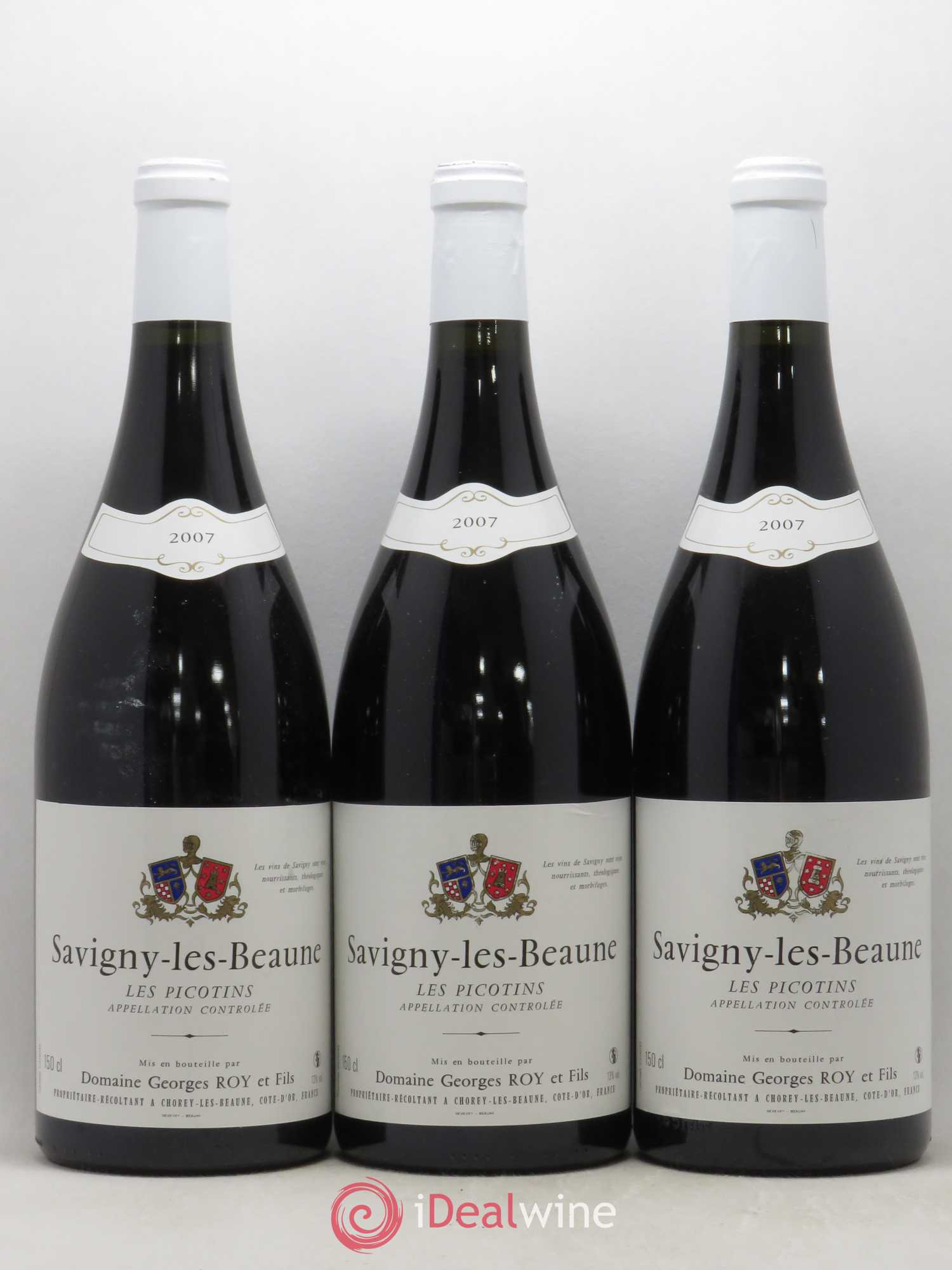Savigny-lès-Beaune Les Picotins Georges Roy et Fils (Domaine) 2007 - Lot de 6 magnums - 1